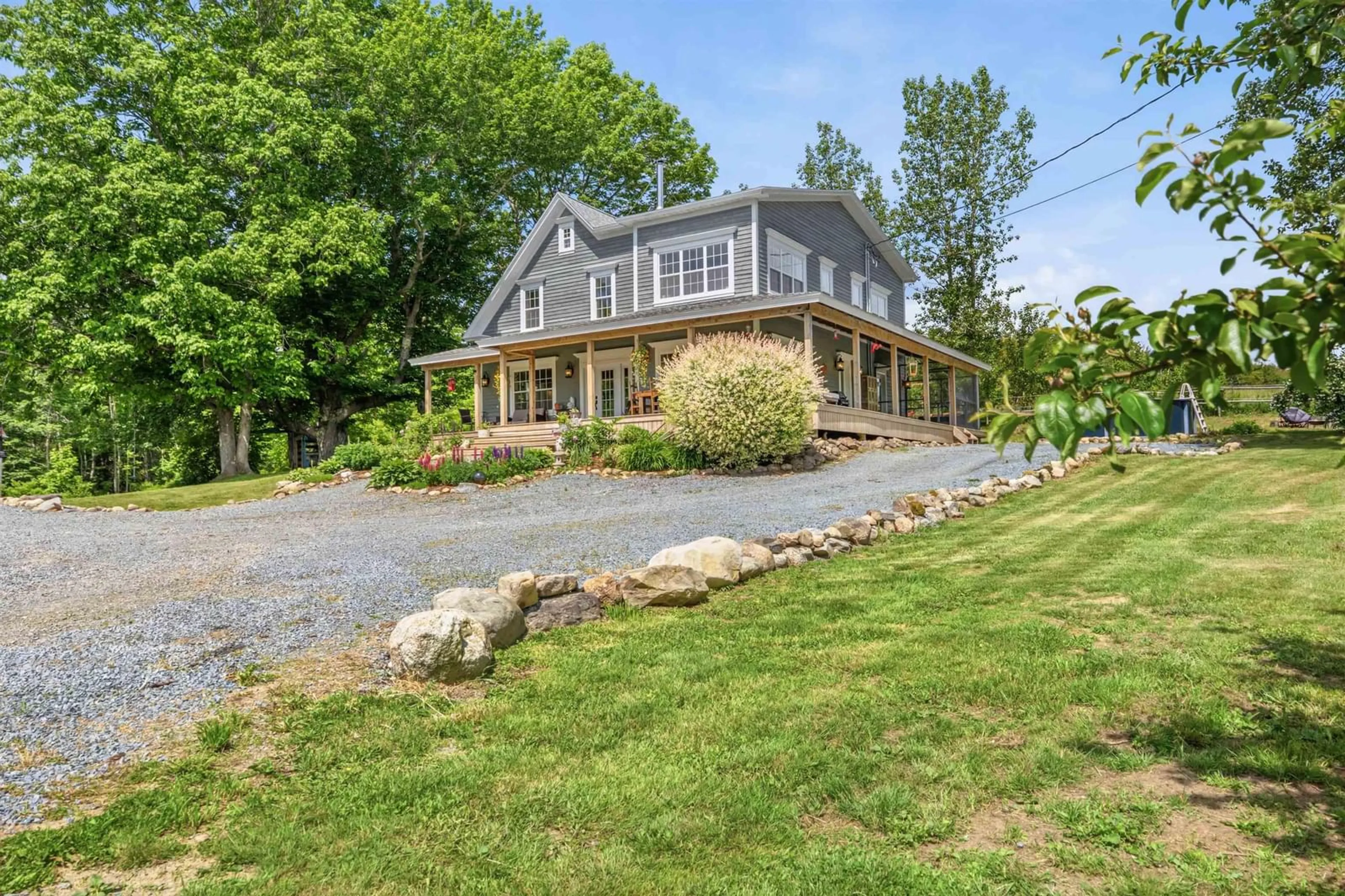A pic from outside/outdoor area/front of a property/back of a property/a pic from drone, unknown for 59 Dagley Rd, Italy Cross Nova Scotia B4V 0N9