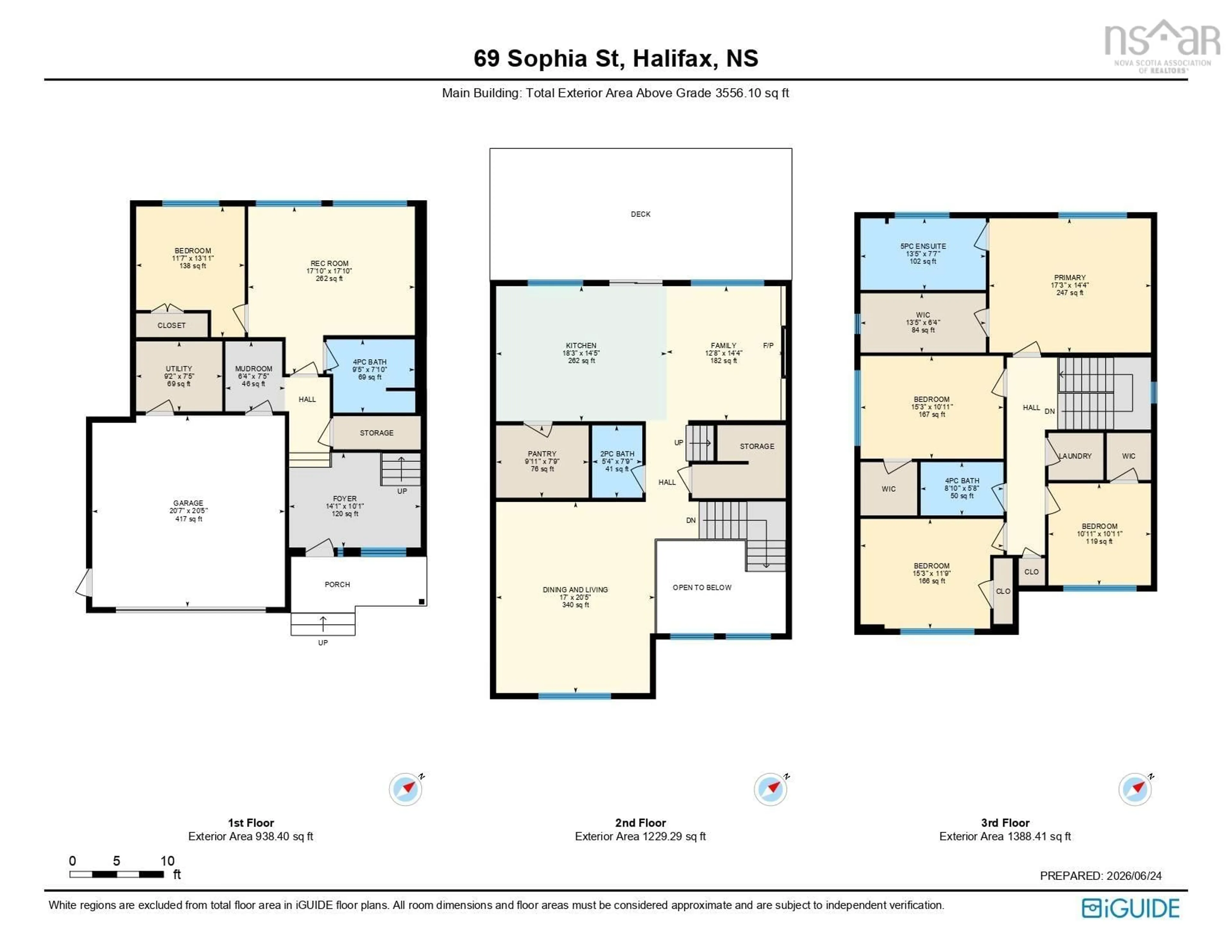 Floor plan for 69 Sophia St, Halifax Nova Scotia B3S 0C7