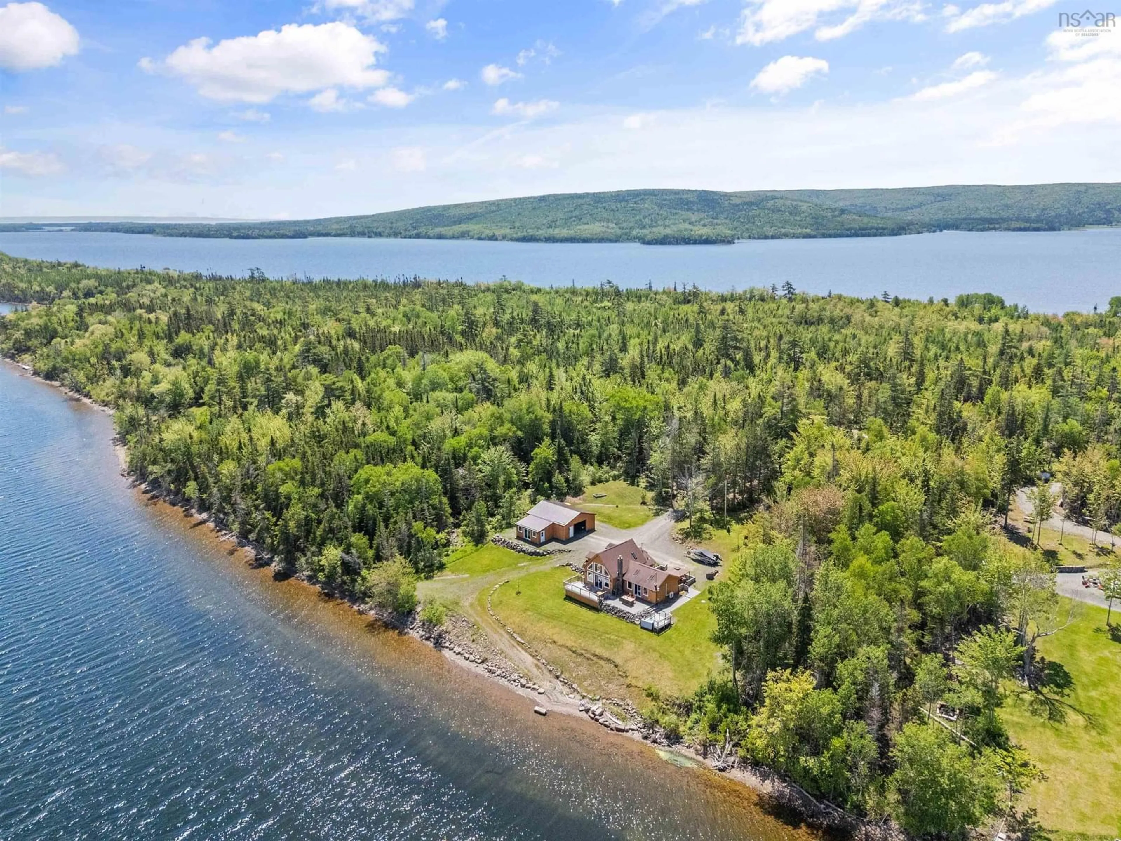A pic from outside/outdoor area/front of a property/back of a property/a pic from drone, water/lake/river/ocean view for 761 Stoney Point Rd, Stoney Point Nova Scotia B0E 2K0