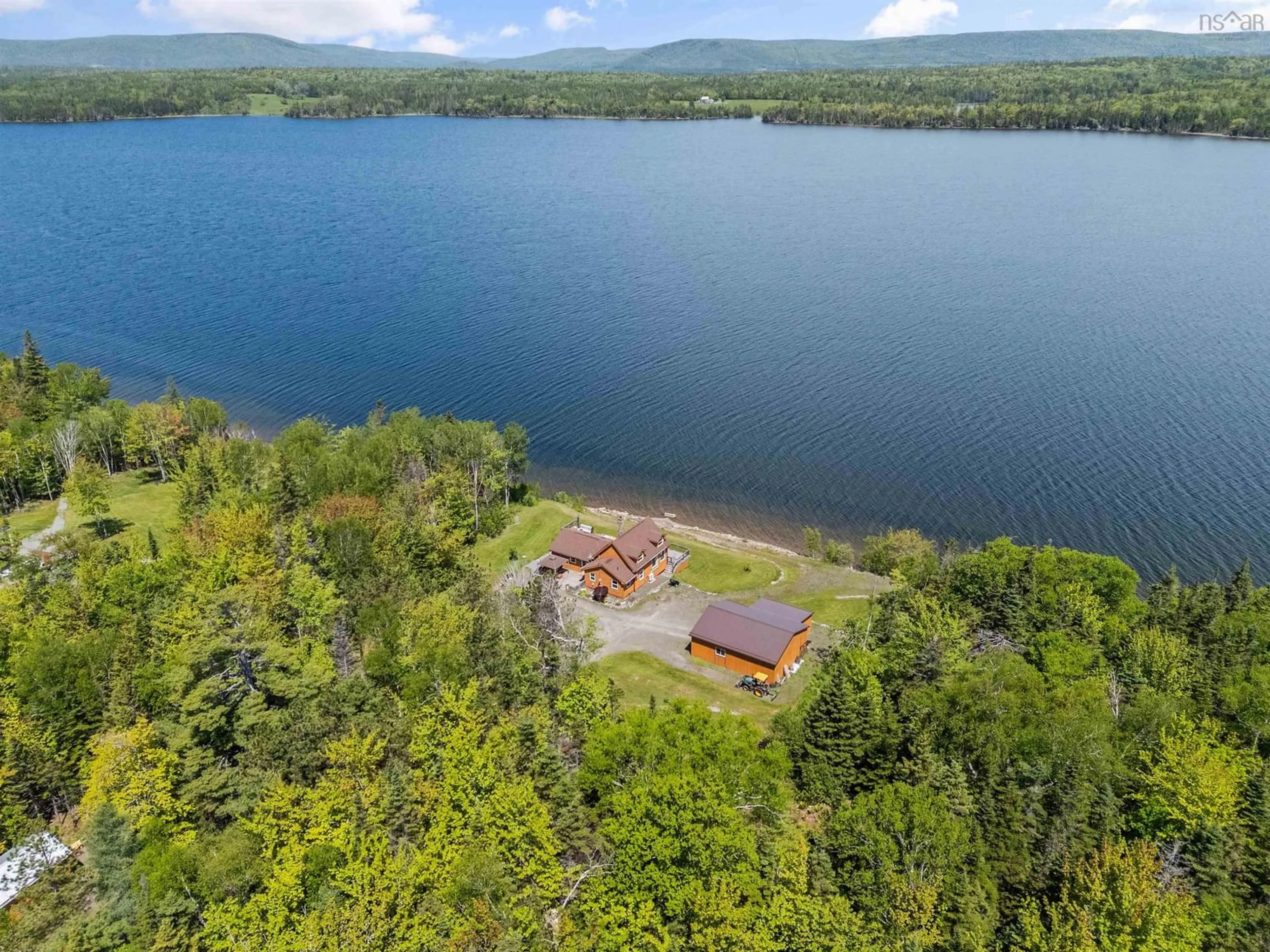 A pic from outside/outdoor area/front of a property/back of a property/a pic from drone, water/lake/river/ocean view for 761 Stoney Point Rd, Stoney Point Nova Scotia B0E 2K0