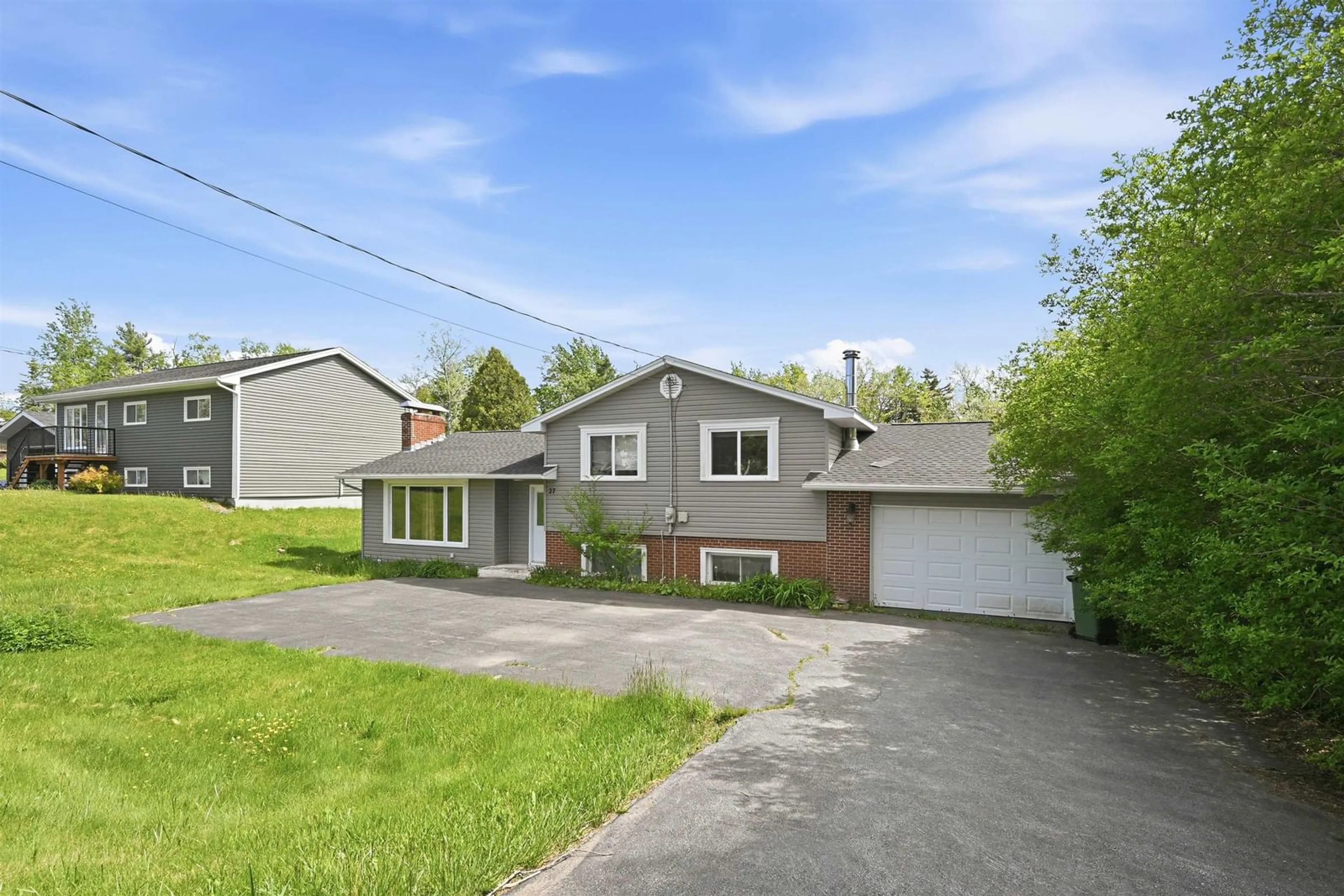 A pic from outside/outdoor area/front of a property/back of a property/a pic from drone, street for 27 Grove Crt, Beaver Bank Nova Scotia B4G 1B7