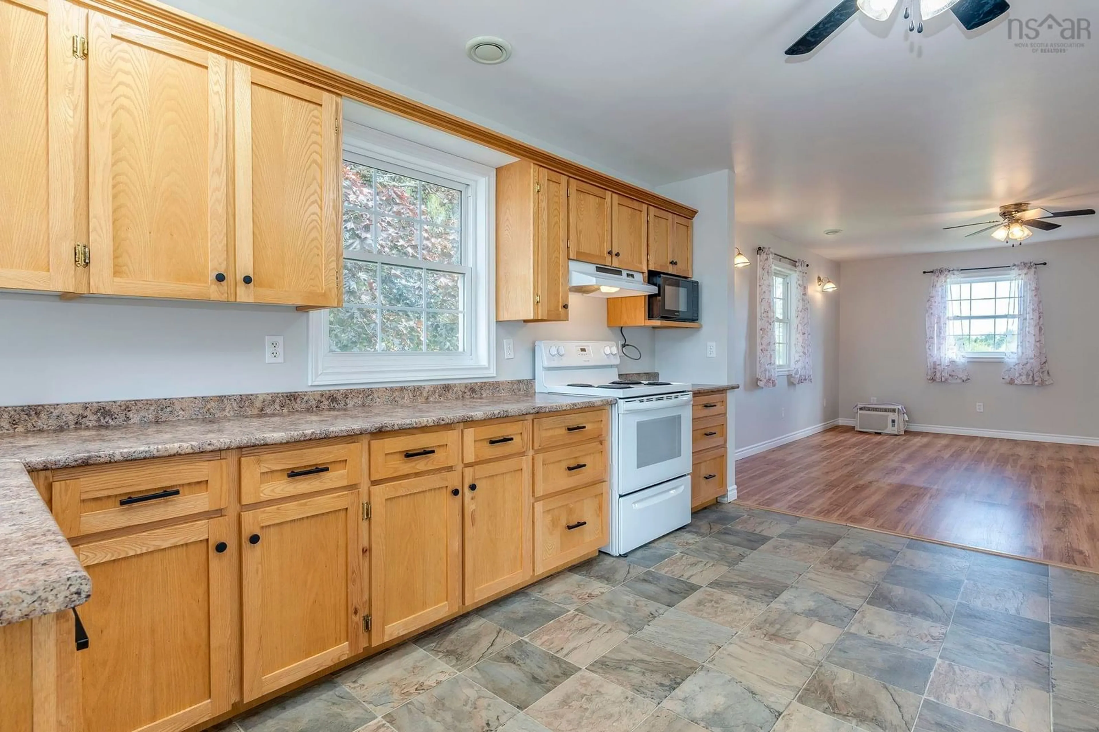 Standard kitchen, ceramic/tile floor for 97 Panuke Rd, Three Mile Plains Nova Scotia B0N 2T0