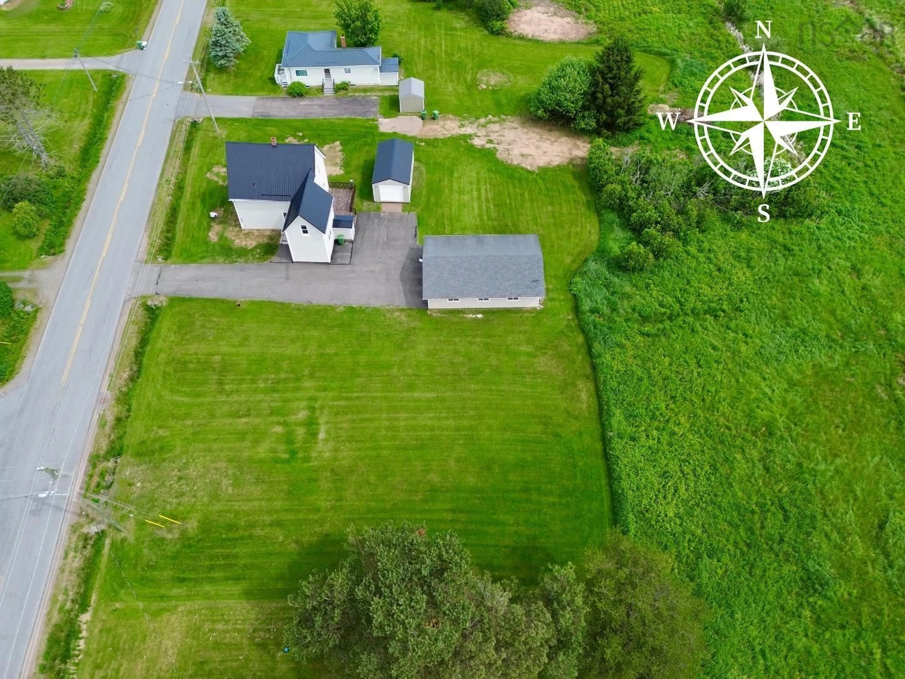 A pic from outside/outdoor area/front of a property/back of a property/a pic from drone, street for 3260/3250 Barronsfield Rd, River Hebert Nova Scotia B0L 1G0