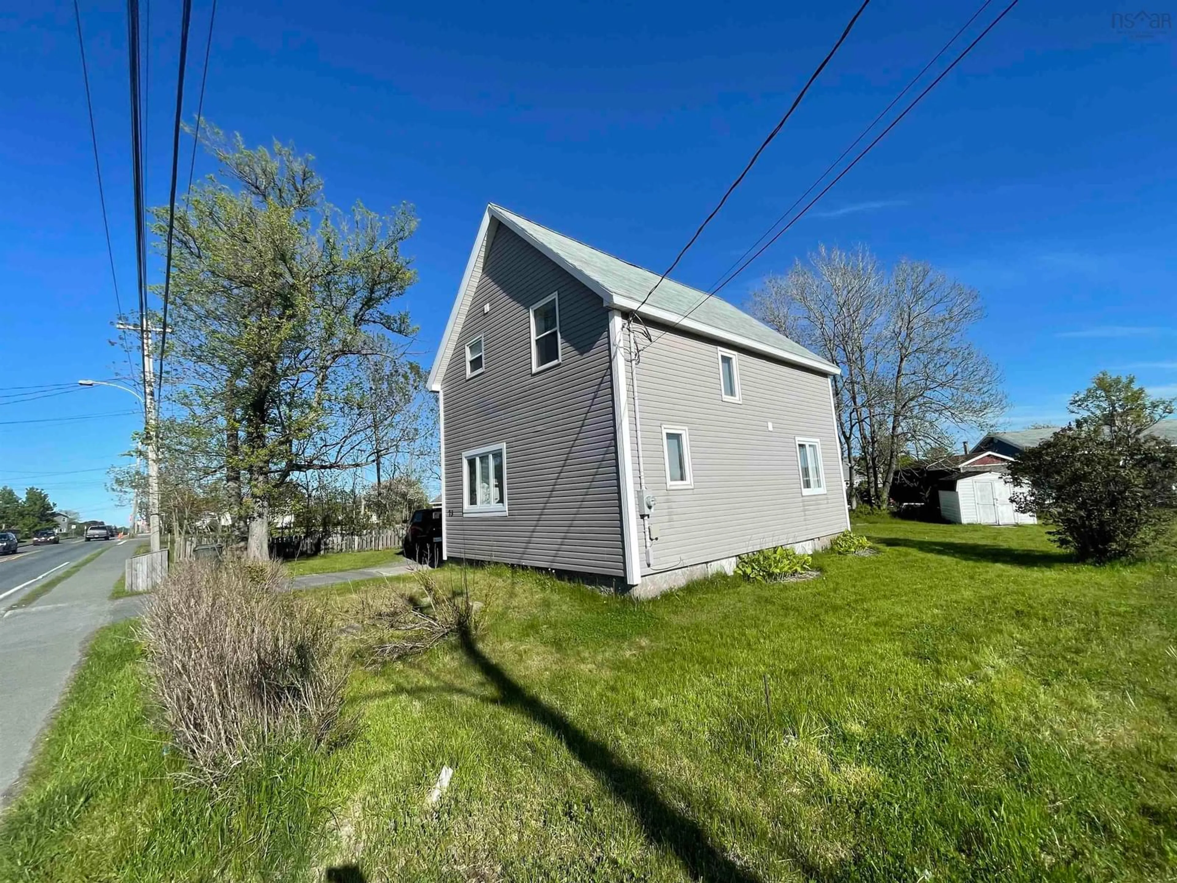 A pic from outside/outdoor area/front of a property/back of a property/a pic from drone, unknown for 73 Reserve St, Glace Bay Nova Scotia B1A 4W3