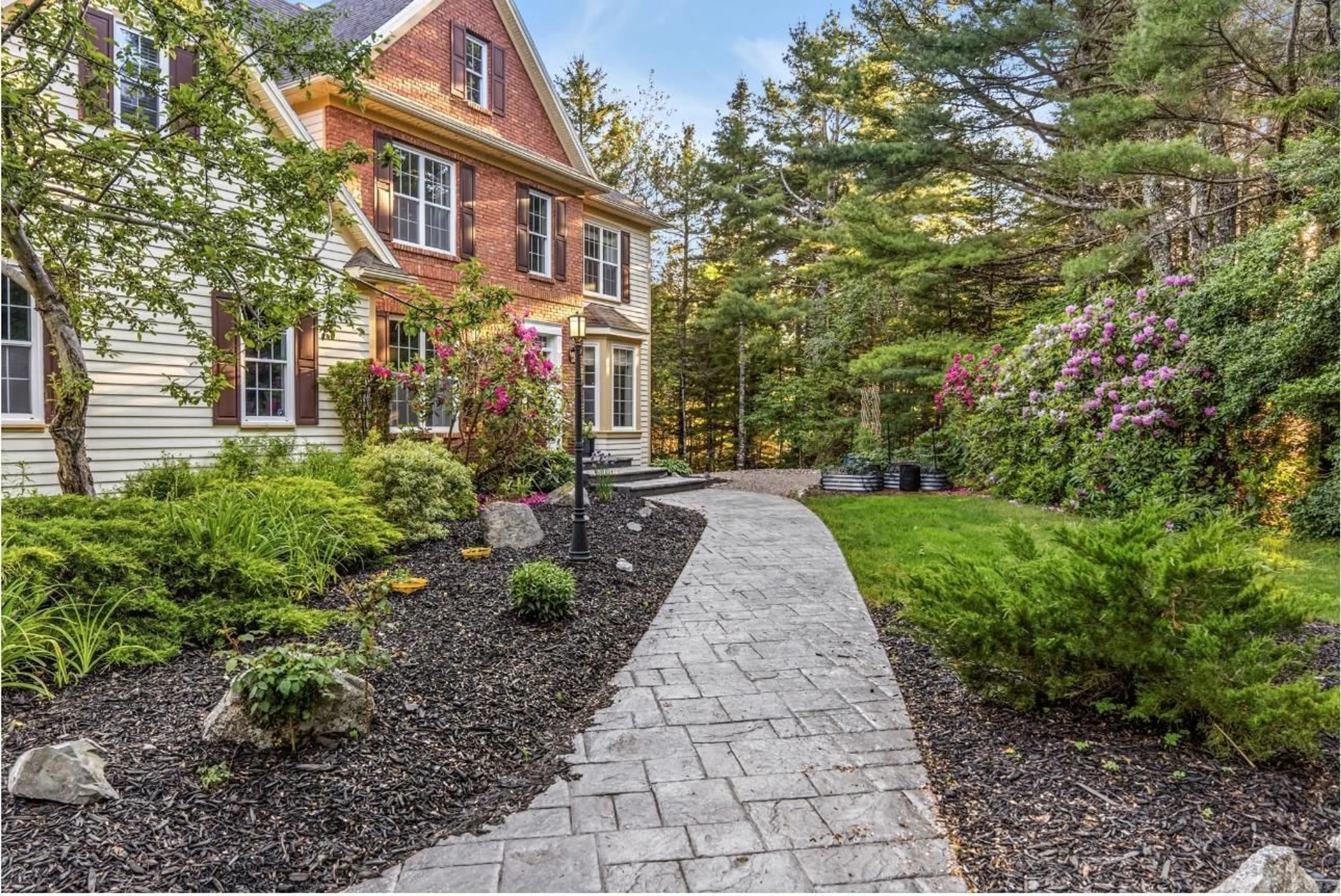 Home with brick exterior material, street for 105 Lakeshore Dr, Hammonds Plains Nova Scotia B4B 1X1