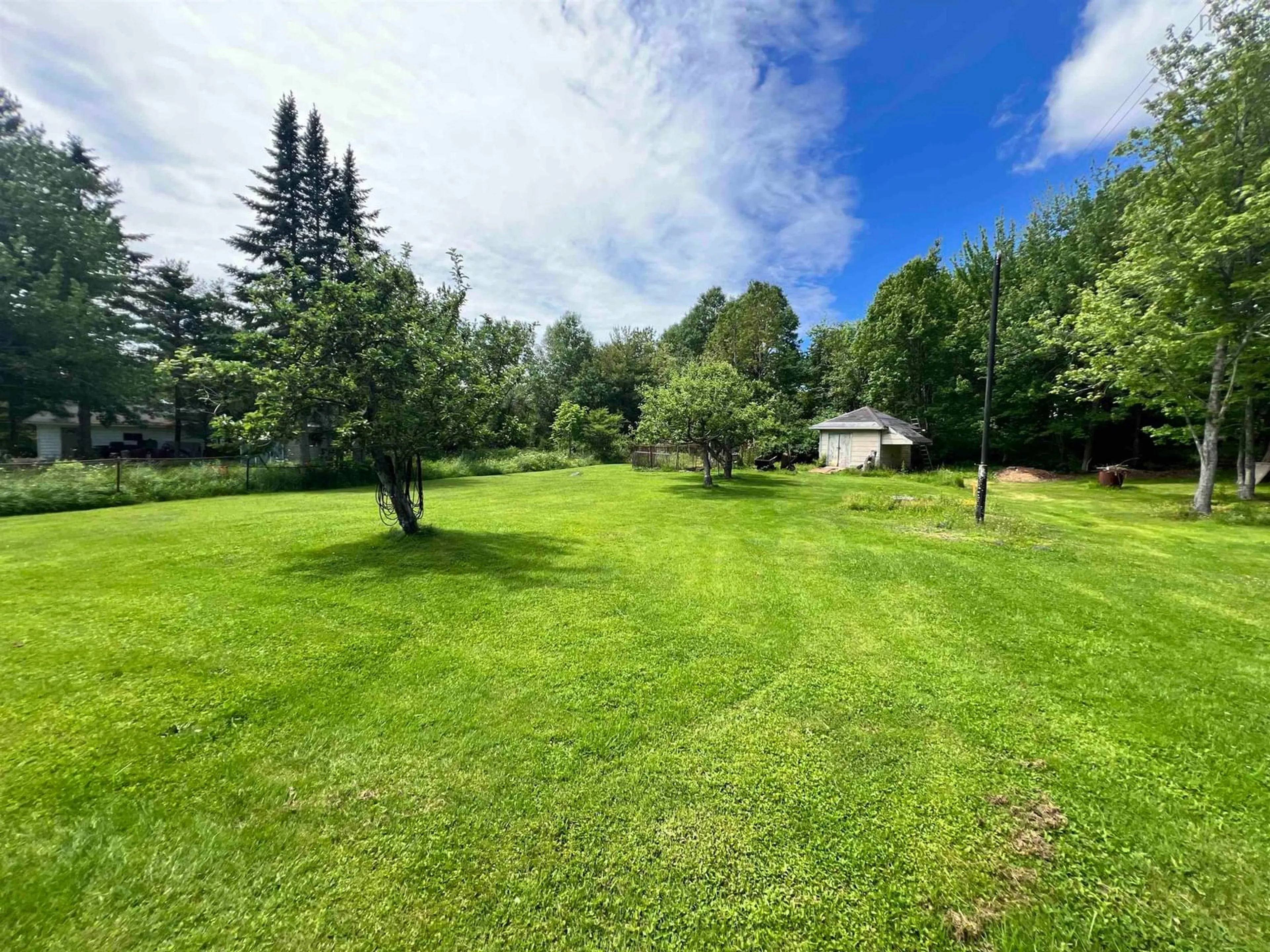 A pic from outside/outdoor area/front of a property/back of a property/a pic from drone, forest/trees view for 6 Raymond Dr, Sackville Nova Scotia B4C 1H2