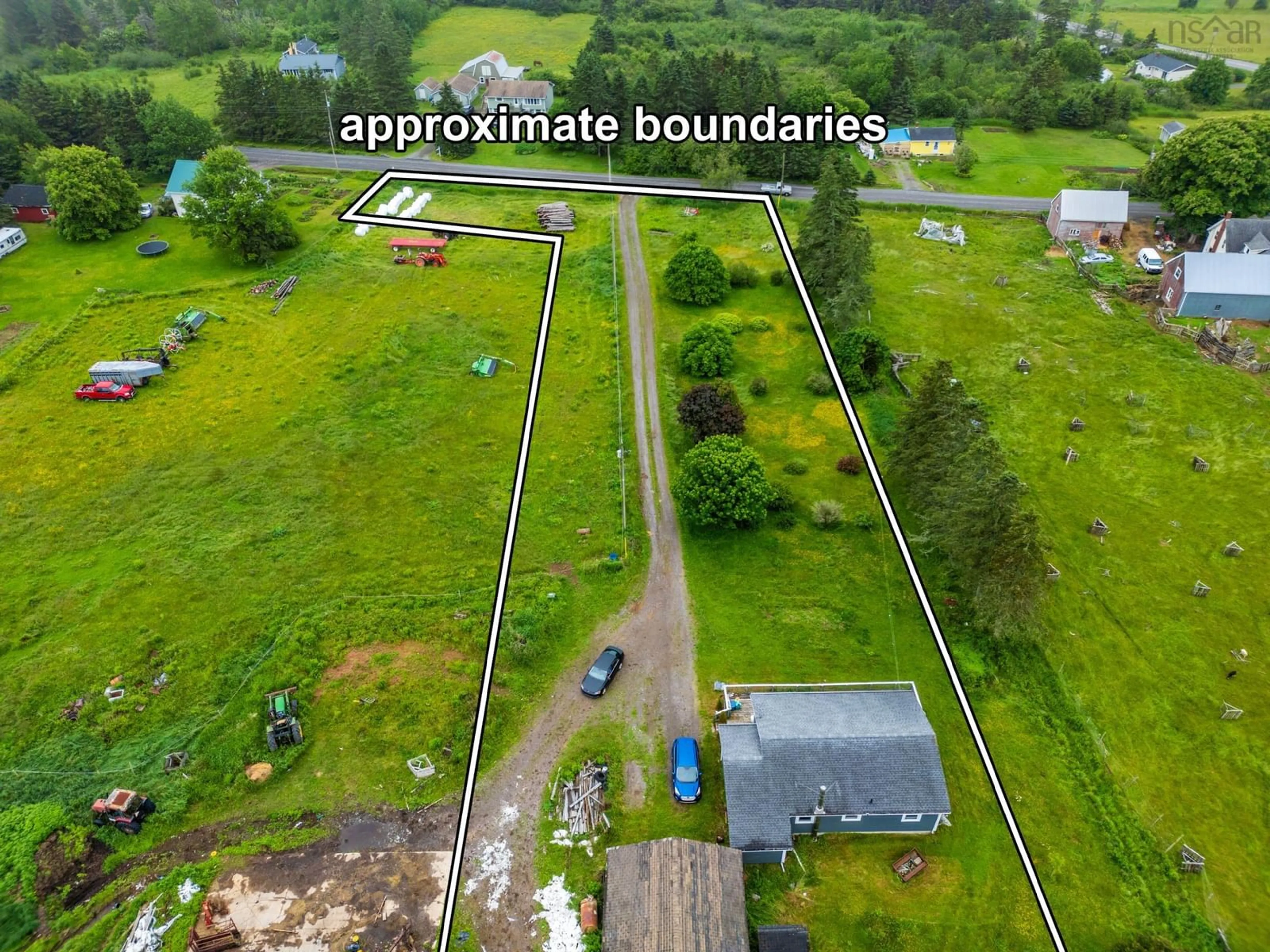 A pic from outside/outdoor area/front of a property/back of a property/a pic from drone, unknown for 39 Rogers Rd, Scots Bay Nova Scotia B0P 1H0