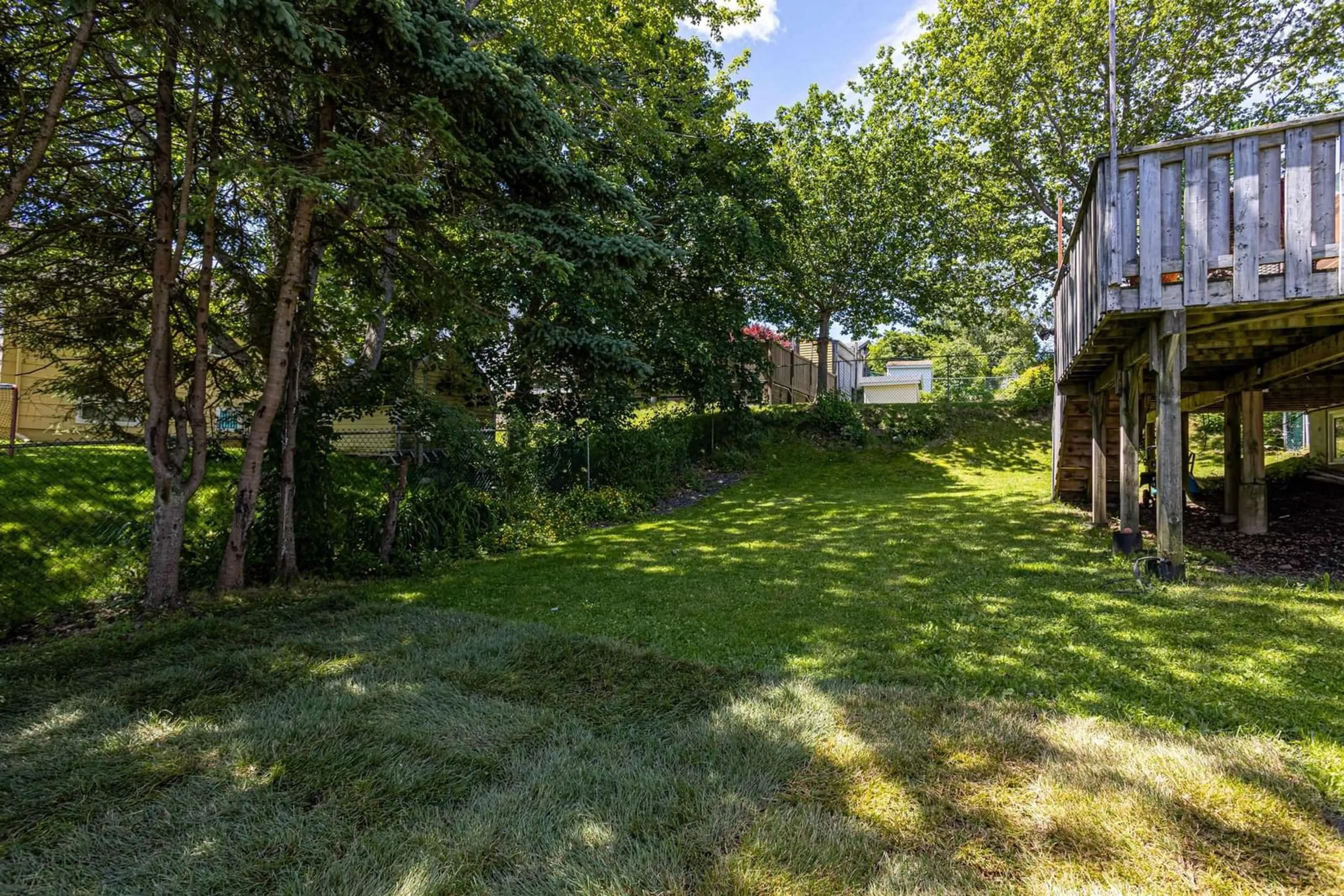 Patio, forest/trees view for 4 Piers Ave, Halifax Nova Scotia B3N 1Z3