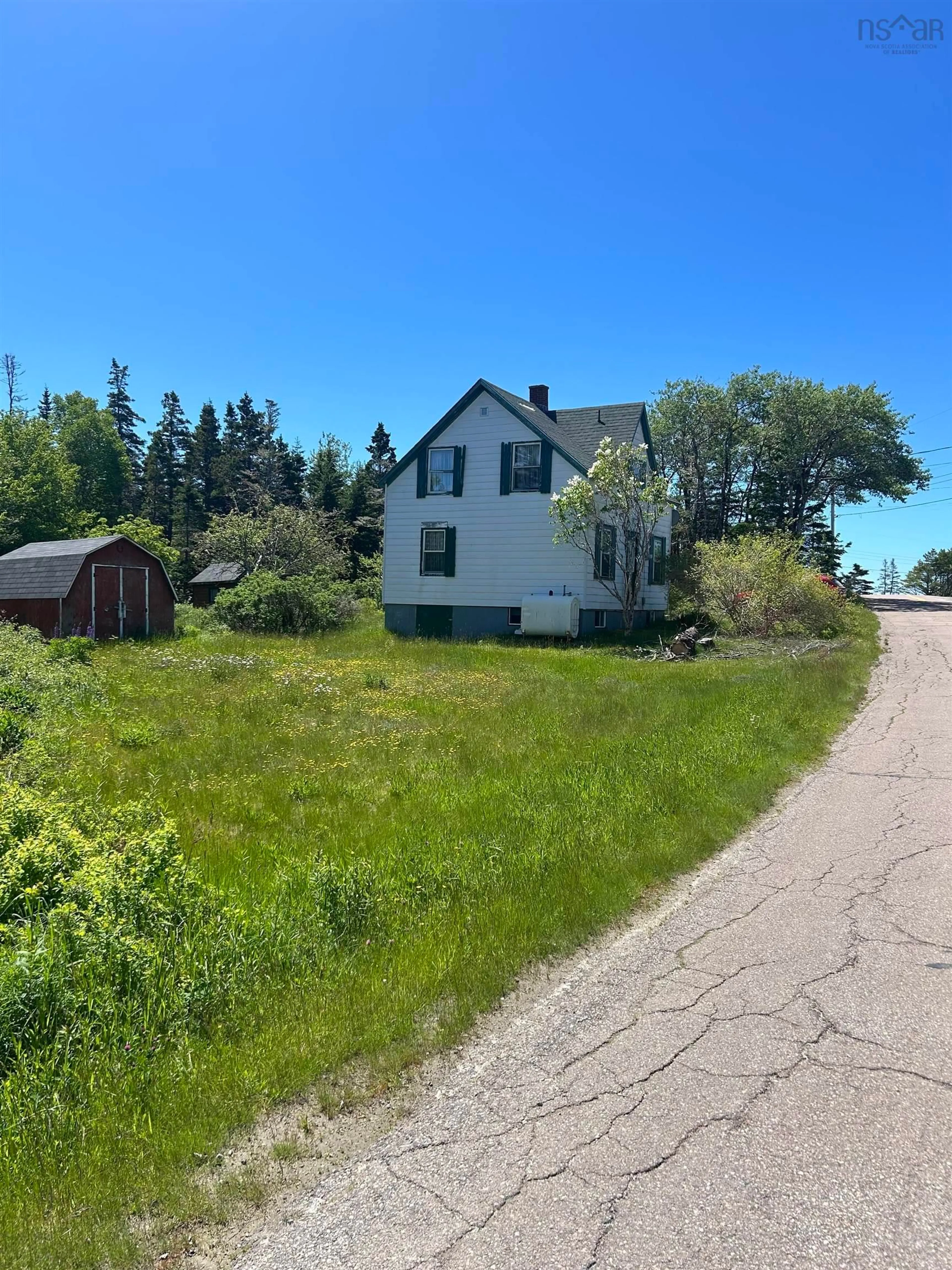 A pic from outside/outdoor area/front of a property/back of a property/a pic from drone, street for 1681 Sonora Road St, Sonora Nova Scotia B0J 3C0