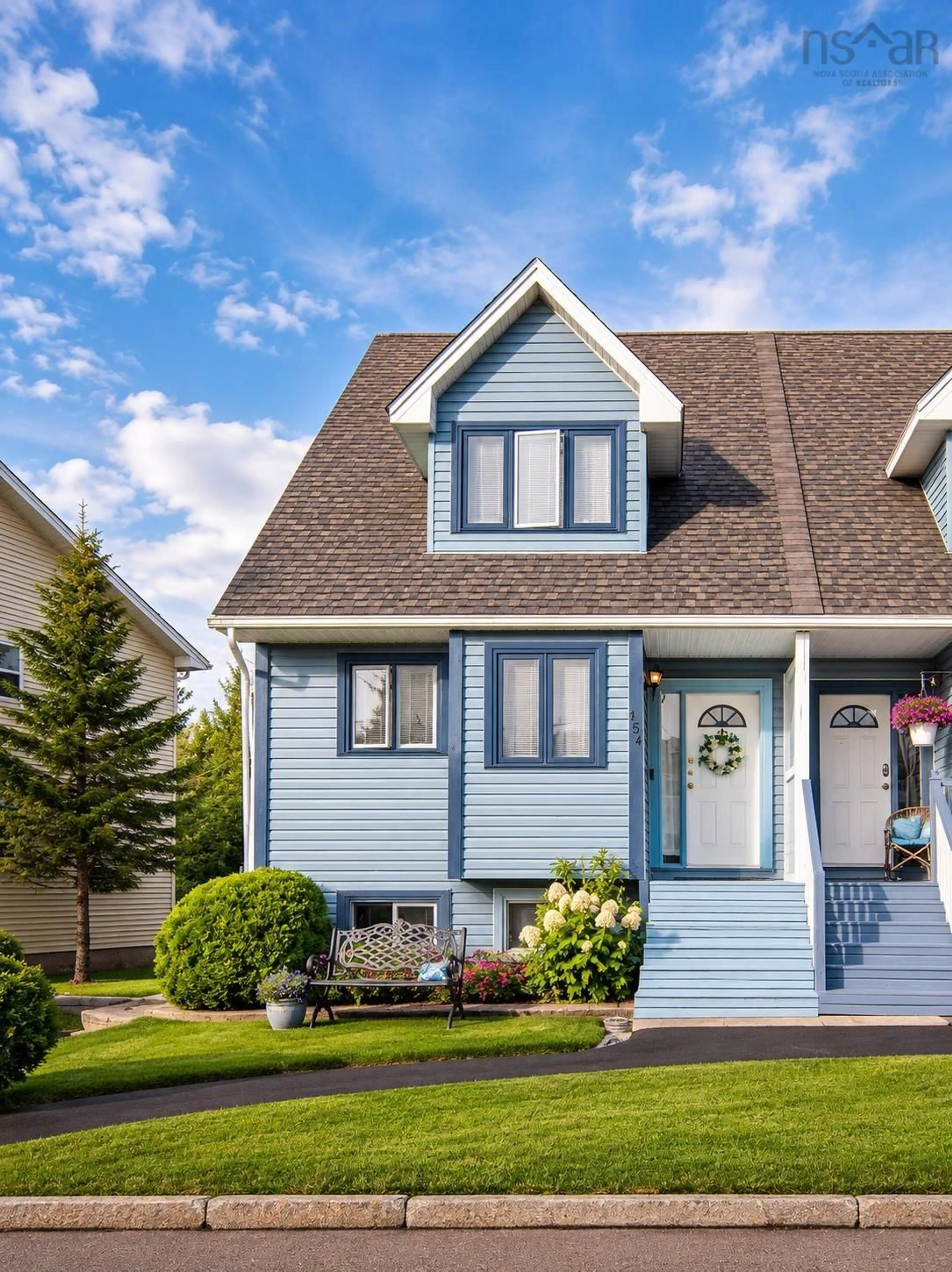 Home with vinyl exterior material, street for 154 Brentwood Ave, Timberlea Nova Scotia B3T 1K7