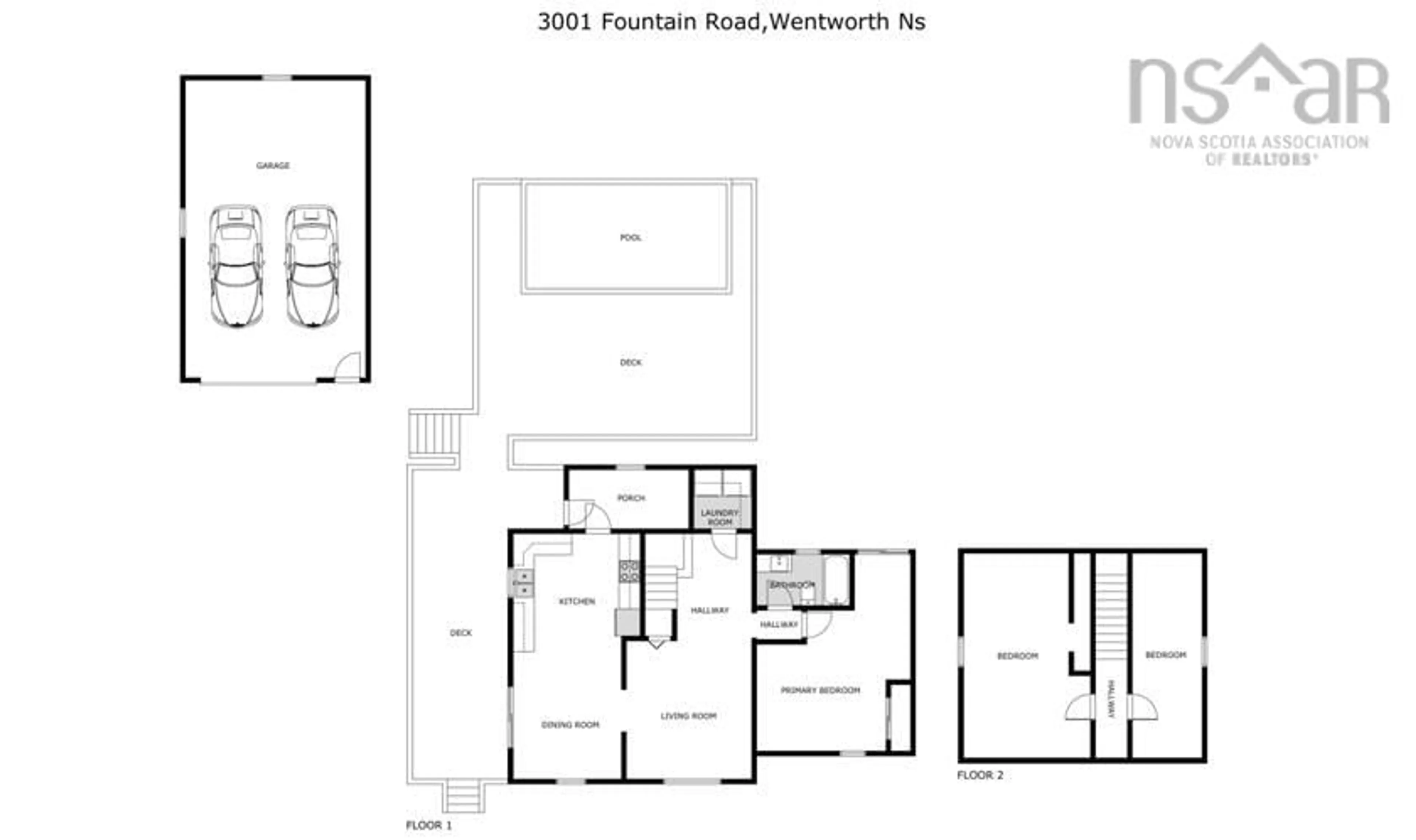 Floor plan for 3001 368 Hwy, Fountain Road Nova Scotia B0K 1Y0