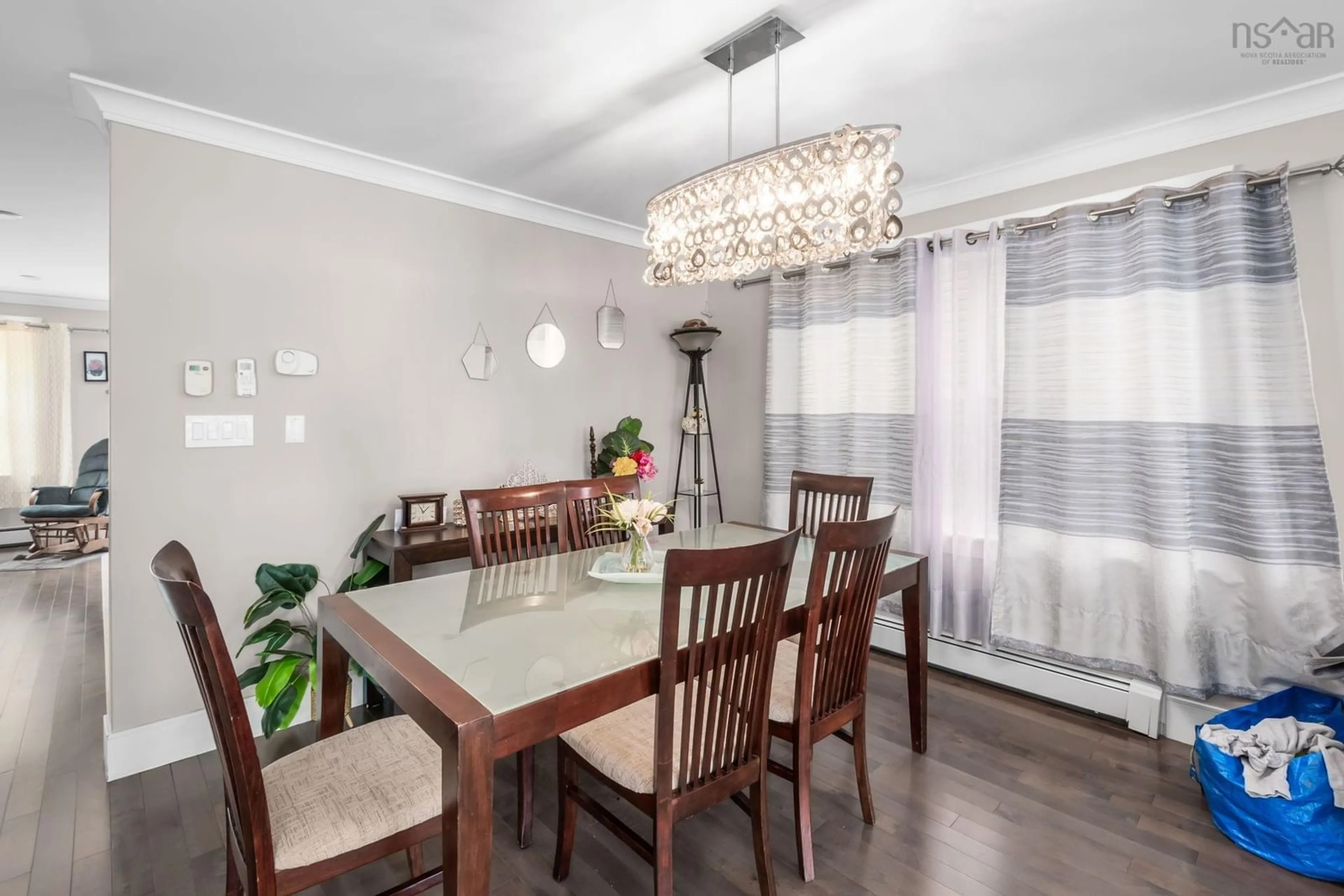 Dining room, wood/laminate floor for 15 Lowther Lane, Bedford Nova Scotia B4B 0L6