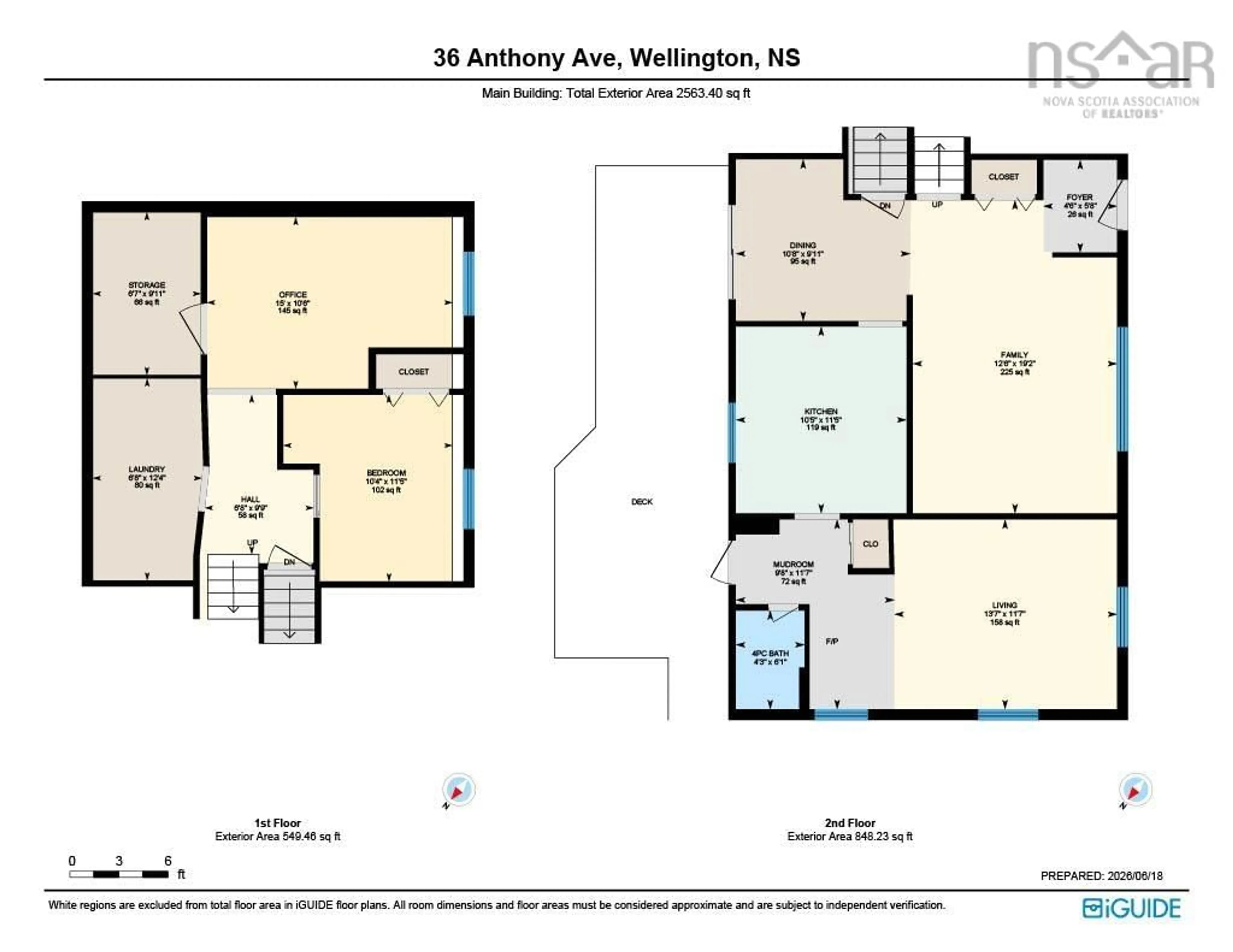 Floor plan for 36 Anthony Ave, Wellington Nova Scotia B2T 1A3
