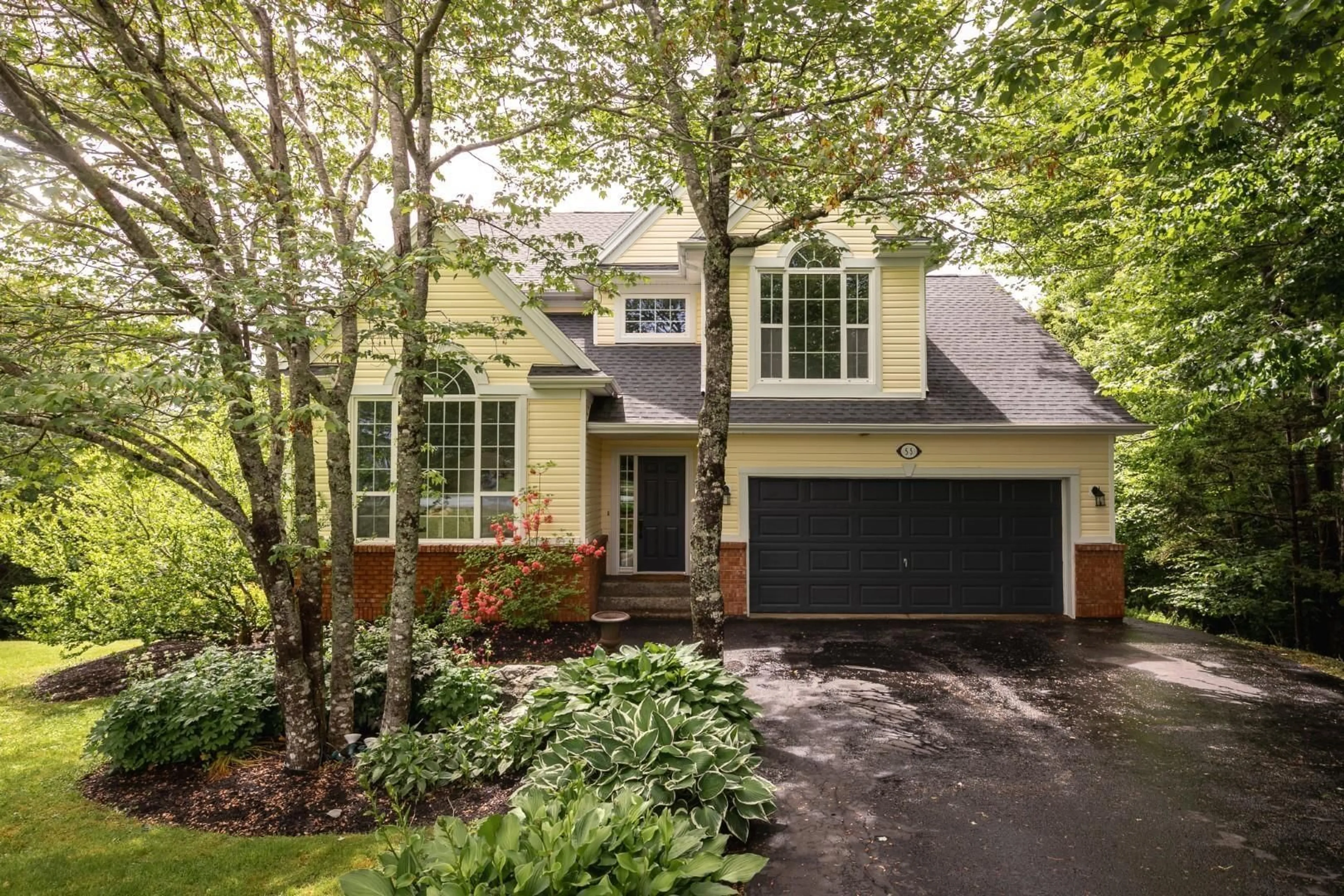 Home with brick exterior material, street for 55 Jocelyn Lee Crt, Hammonds Plains Nova Scotia B4B 1T8