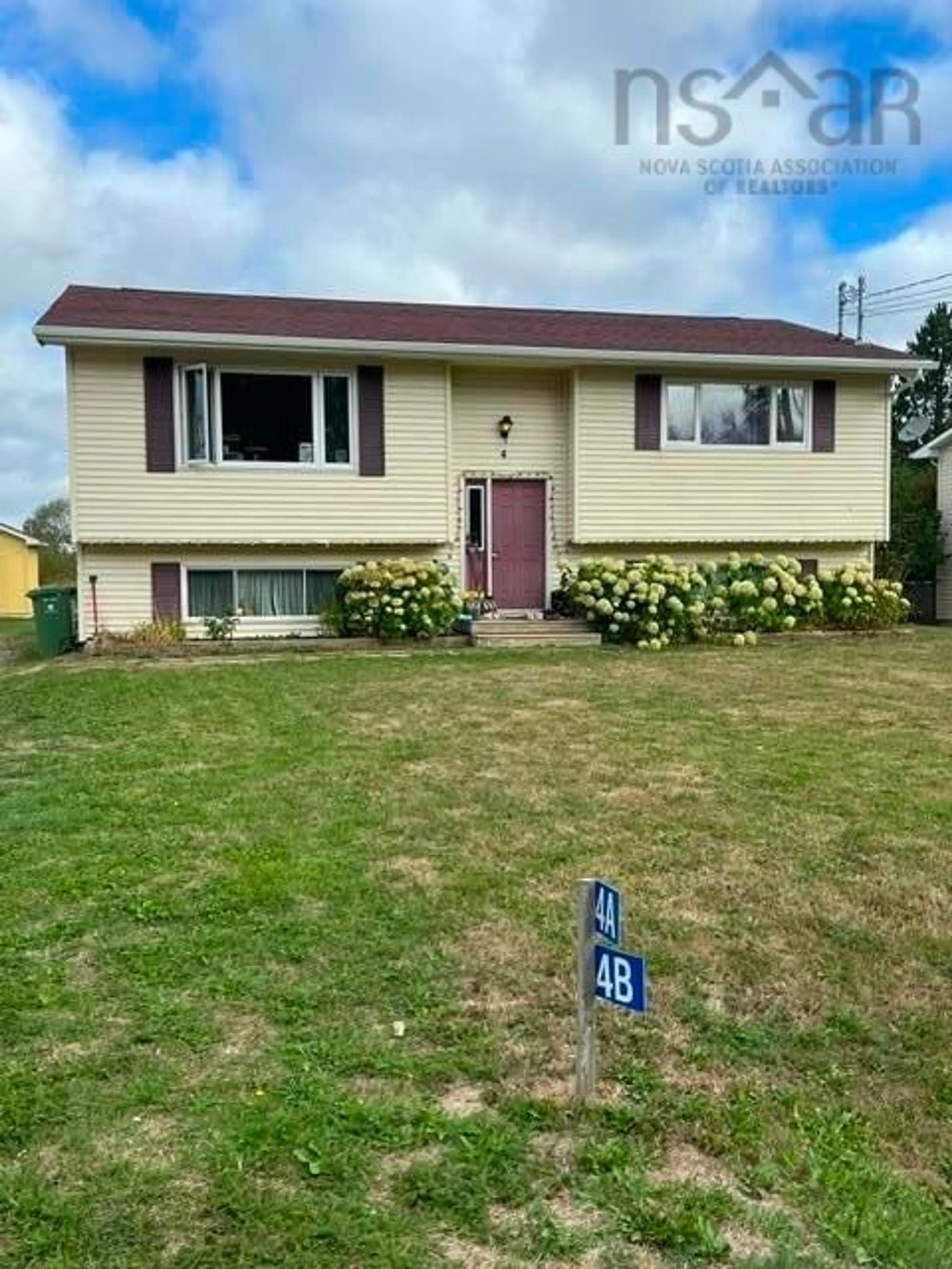 Home with vinyl exterior material, street for 4 Brook Crt, Elmsdale Nova Scotia B2S 1J8