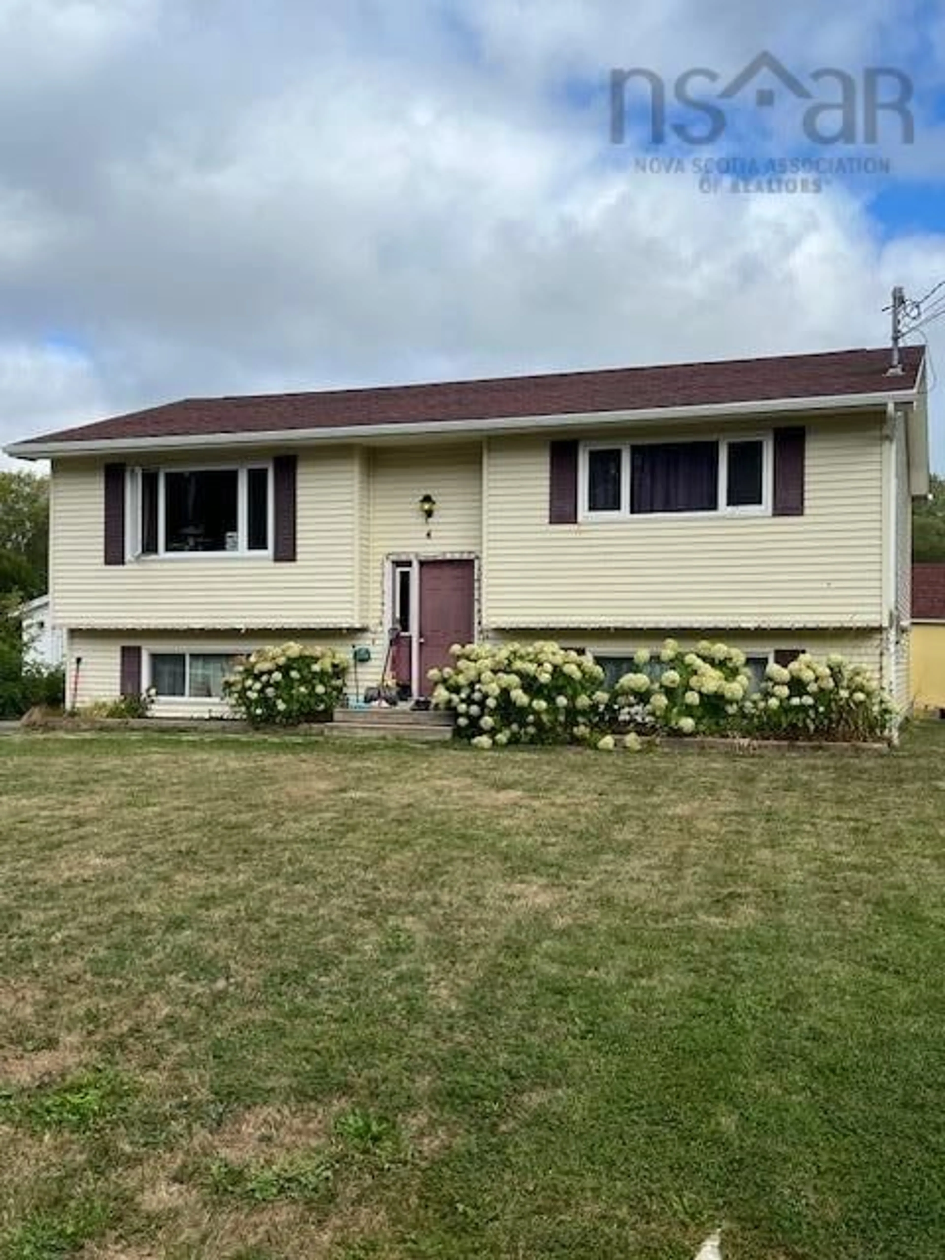 Home with vinyl exterior material, street for 4 Brook Crt, Elmsdale Nova Scotia B2S 1J8