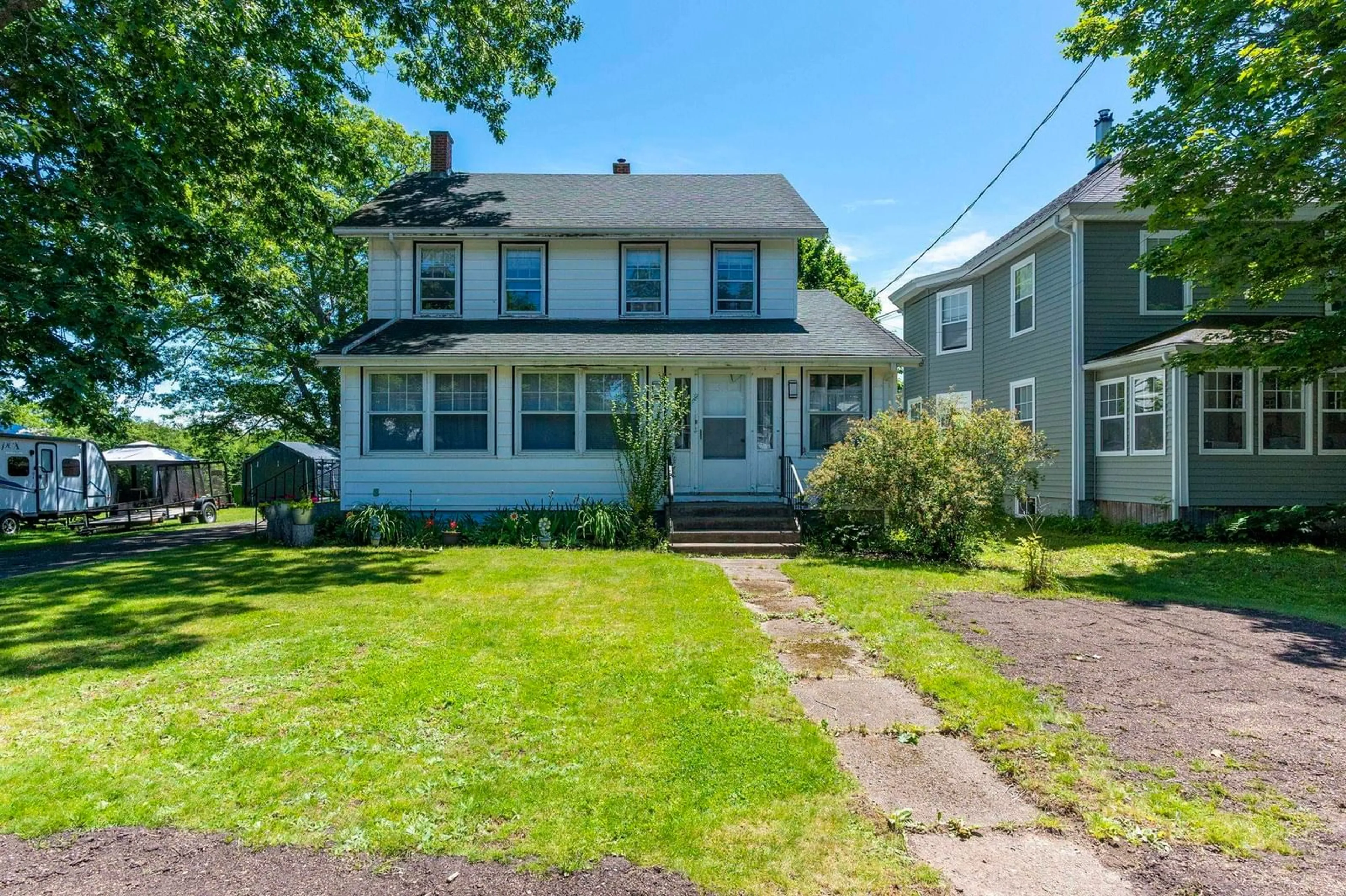A pic from outside/outdoor area/front of a property/back of a property/a pic from drone, street for 68 Connaught Avenue, Middleton Nova Scotia B0S 1P0