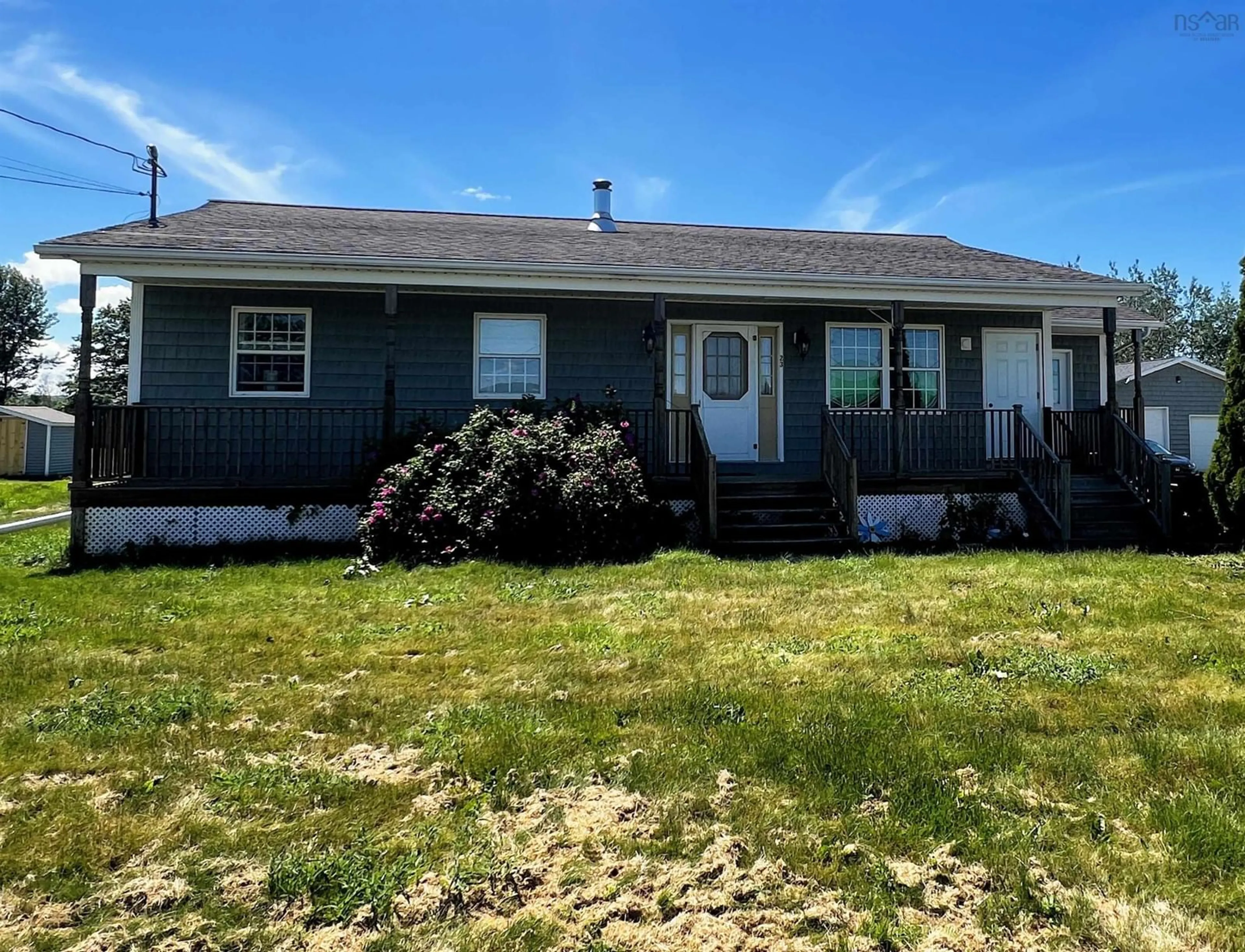 Home with vinyl exterior material, street for 23 Deboer Dr Dr, Lawrencetown Nova Scotia B0S 1M0