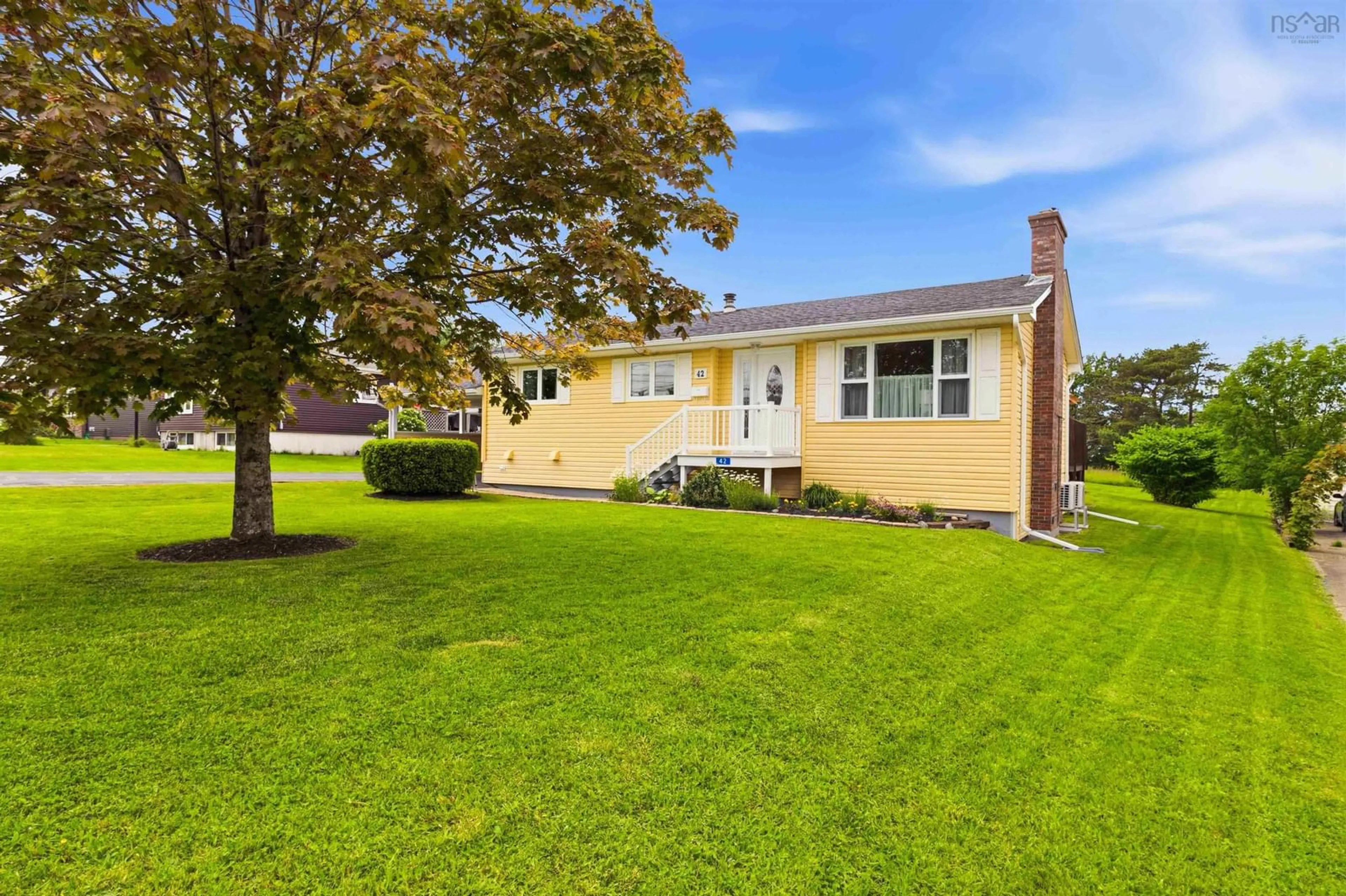 Home with vinyl exterior material, street for 42 Astral Dr, Cole Harbour Nova Scotia B2V 1B2