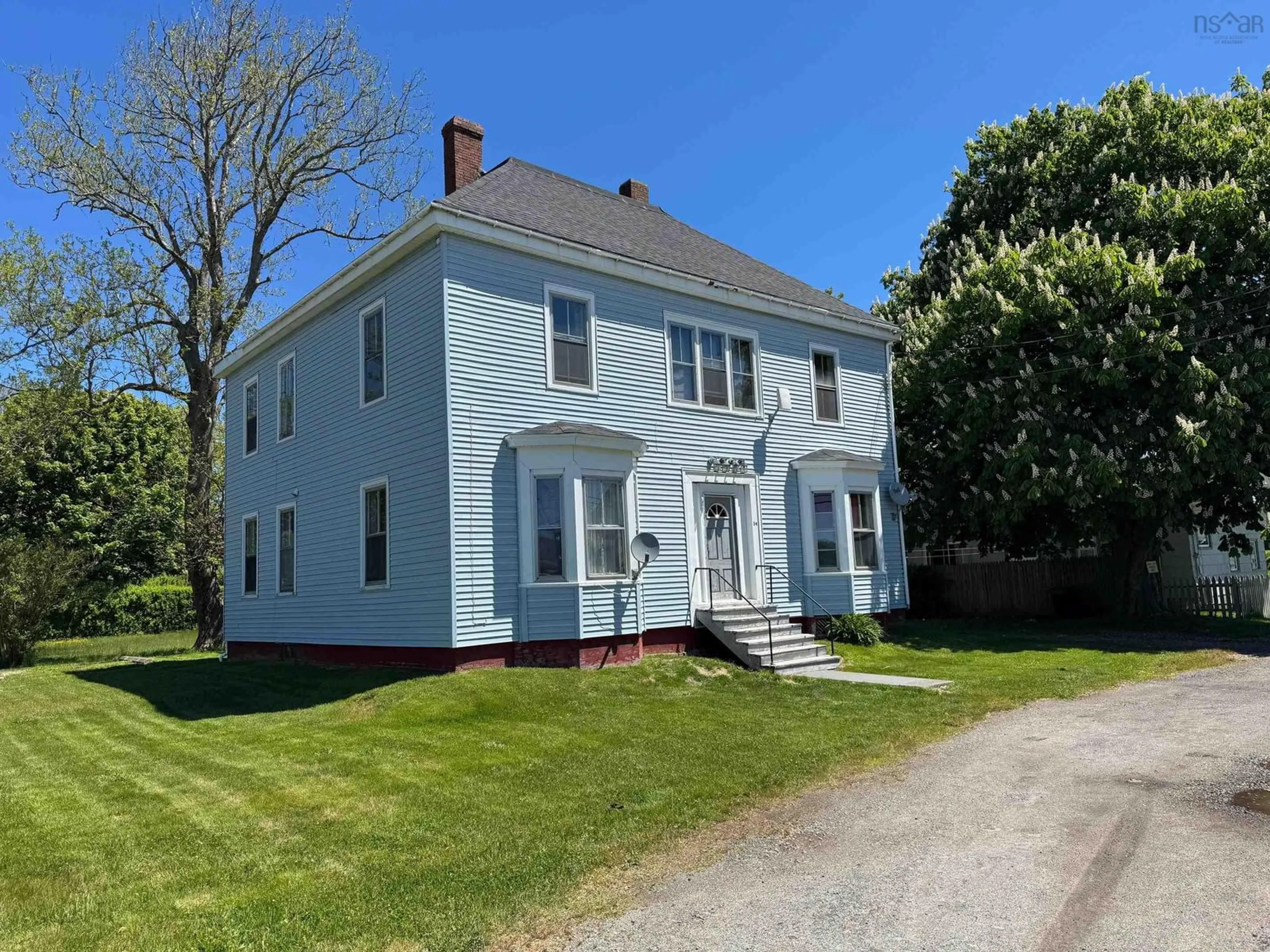 A pic from outside/outdoor area/front of a property/back of a property/a pic from drone, street for 34 Albert St, Yarmouth Nova Scotia B5A 3N3