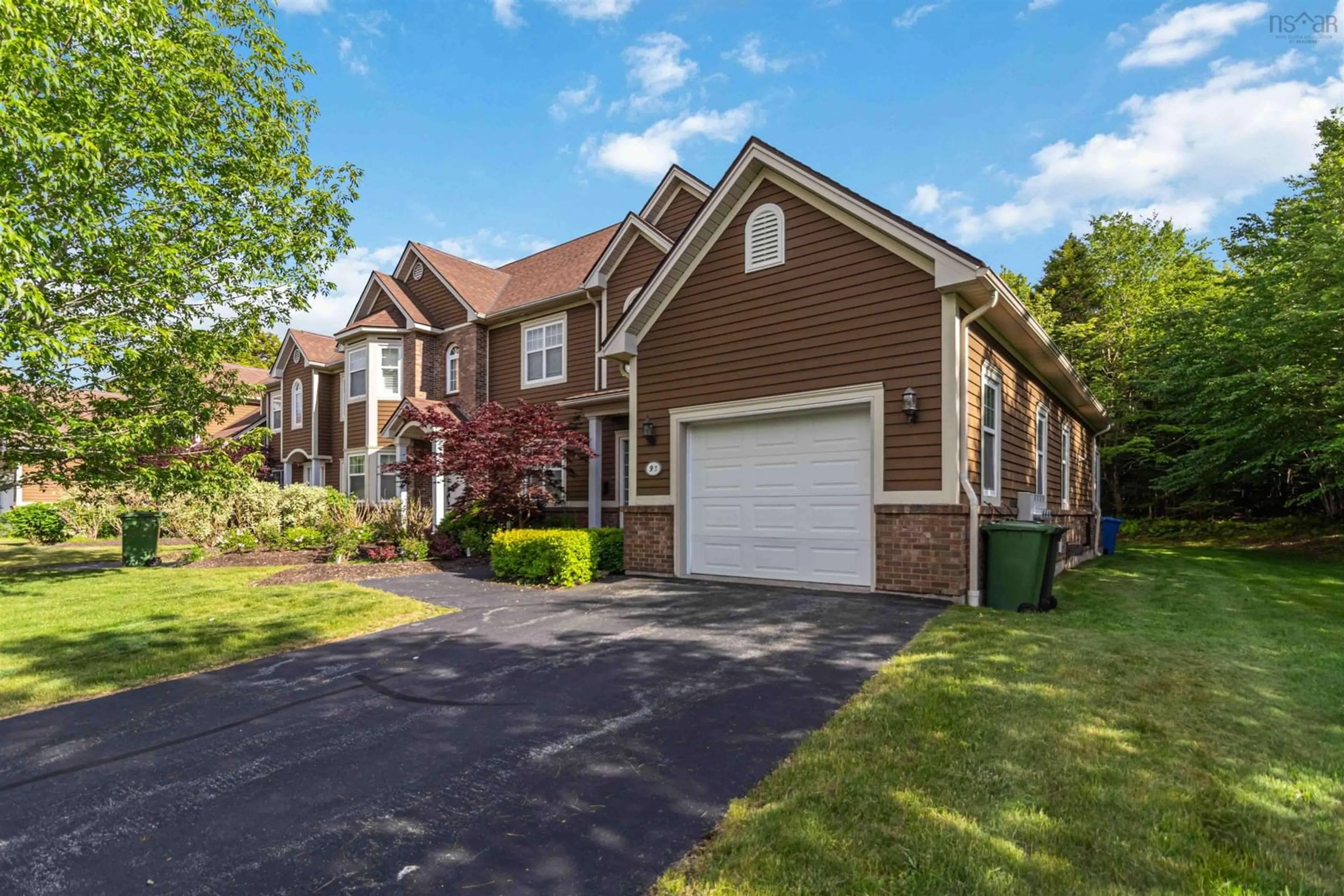 Home with brick exterior material, street for 93 Greenside Lane, Hammonds Plains Nova Scotia B4B 2A1