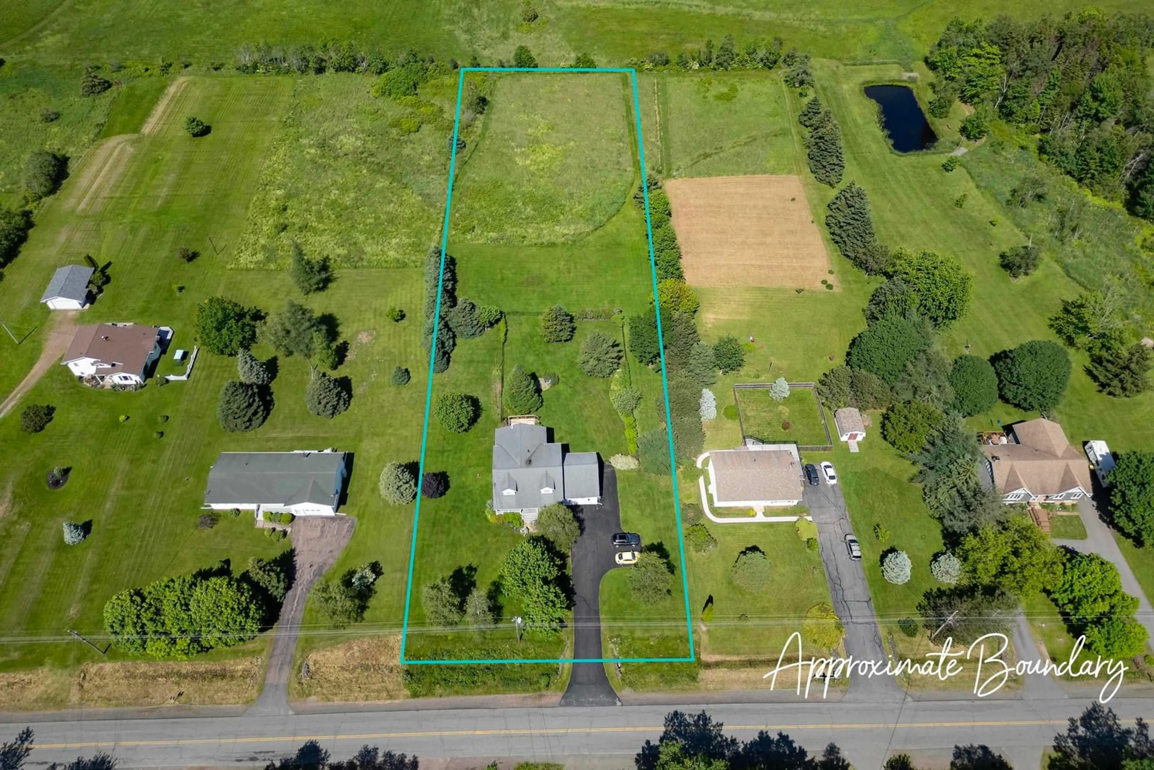 A pic from outside/outdoor area/front of a property/back of a property/a pic from drone, street for 131 Fox Ranch Rd, East Amherst Nova Scotia B4H 3Y3