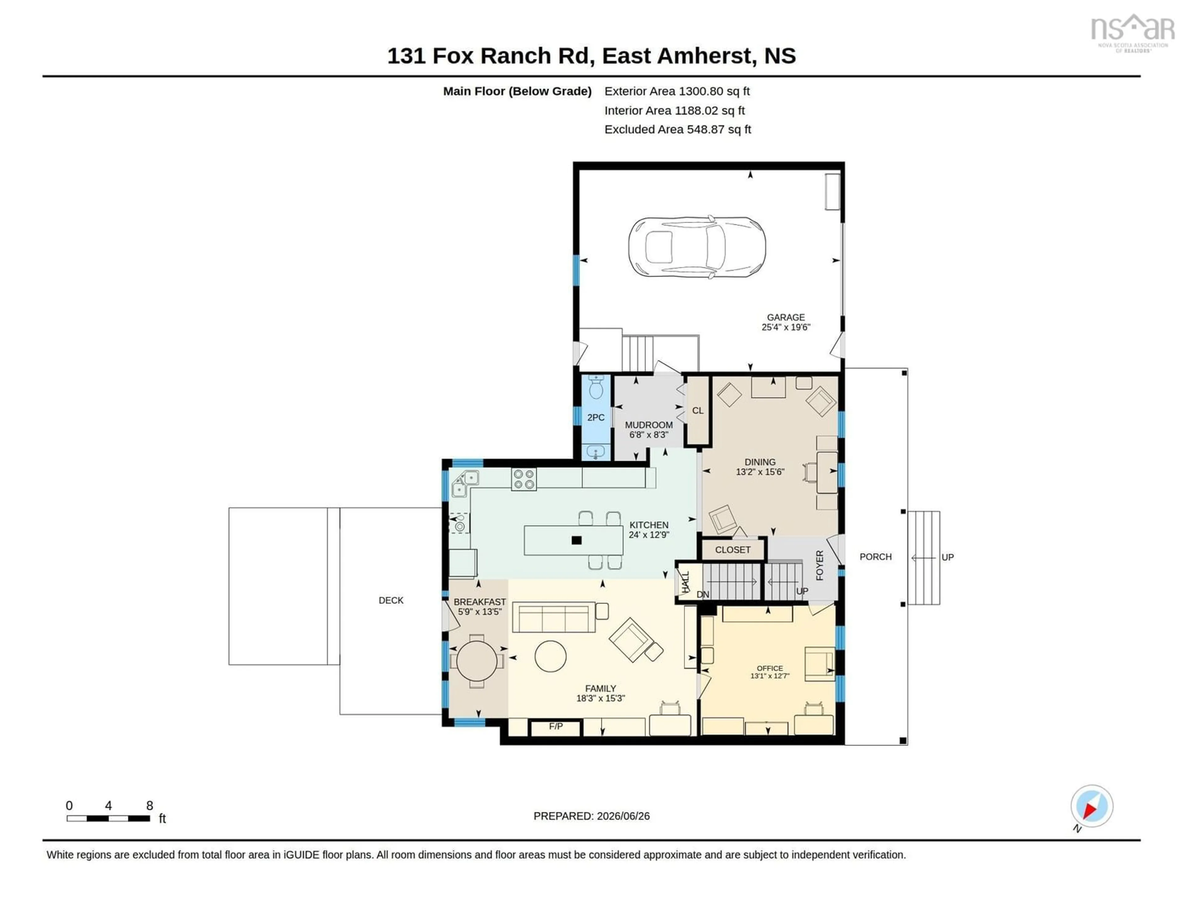 Floor plan for 131 Fox Ranch Rd, East Amherst Nova Scotia B4H 3Y3