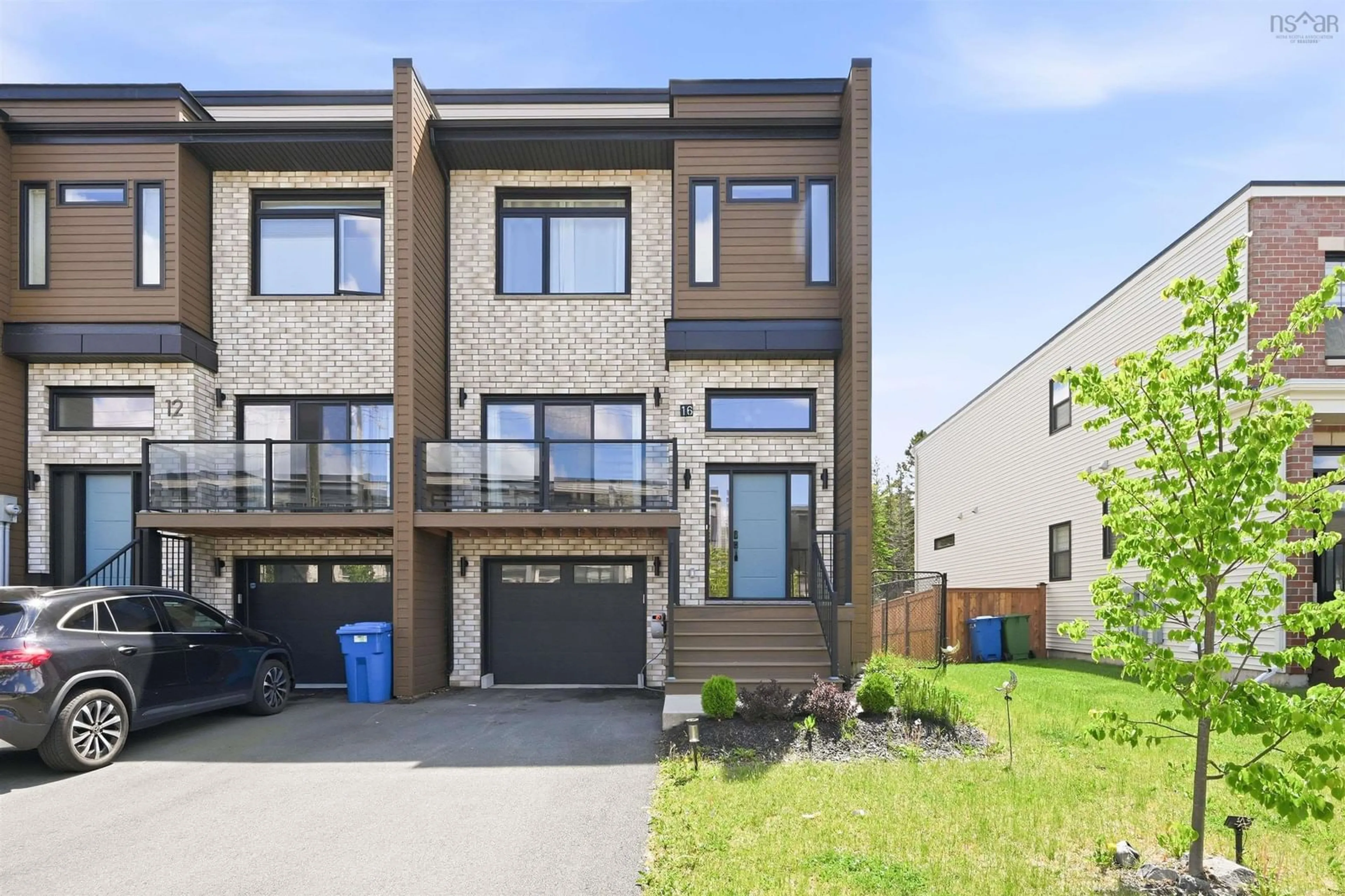 Home with brick exterior material, street for 16 Trekker Dr, Bedford Nova Scotia B4B 2K7