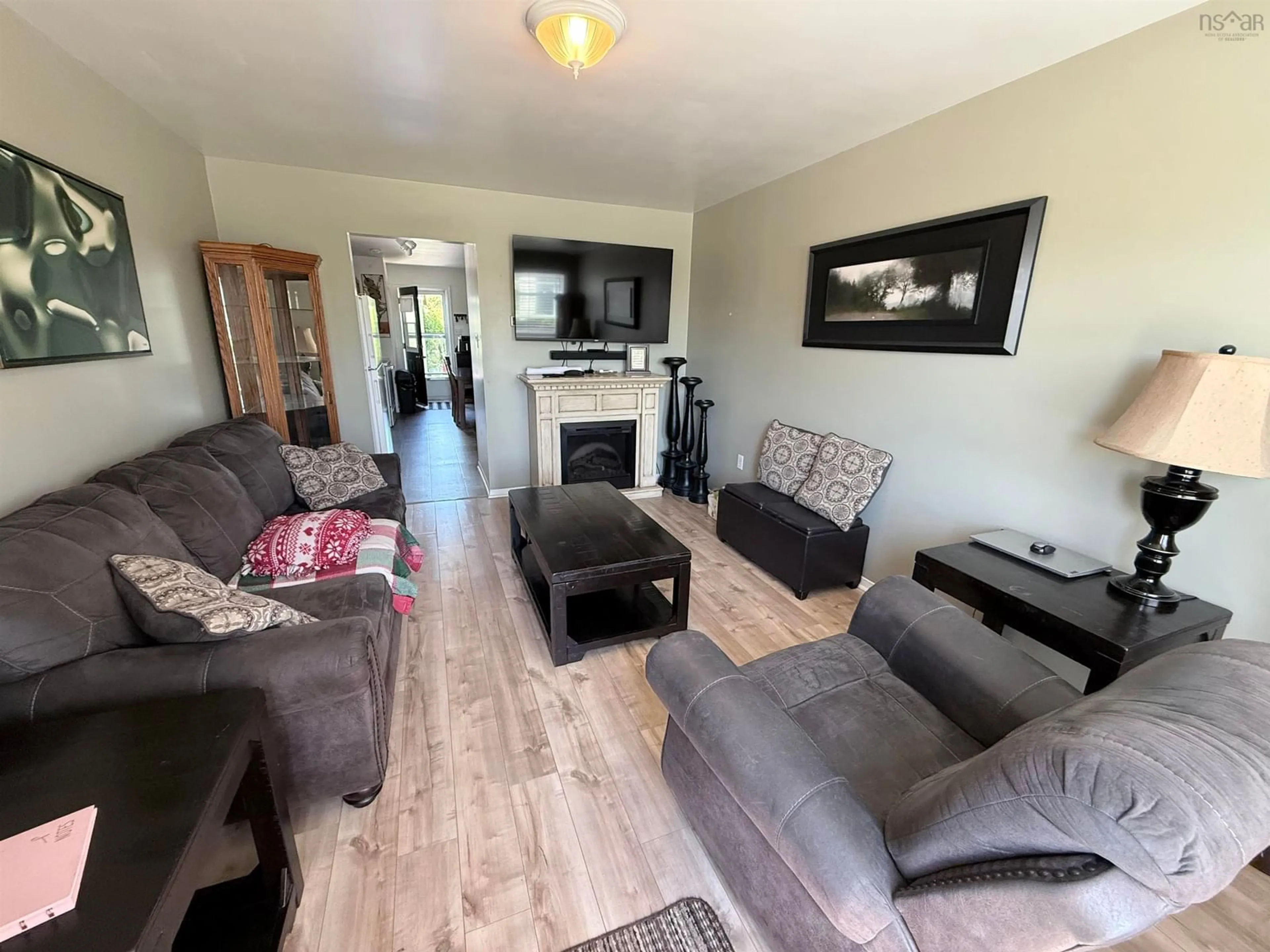 Living room with furniture, unknown for 21 Catherine St, Whitney Pier Nova Scotia B1N 2W2
