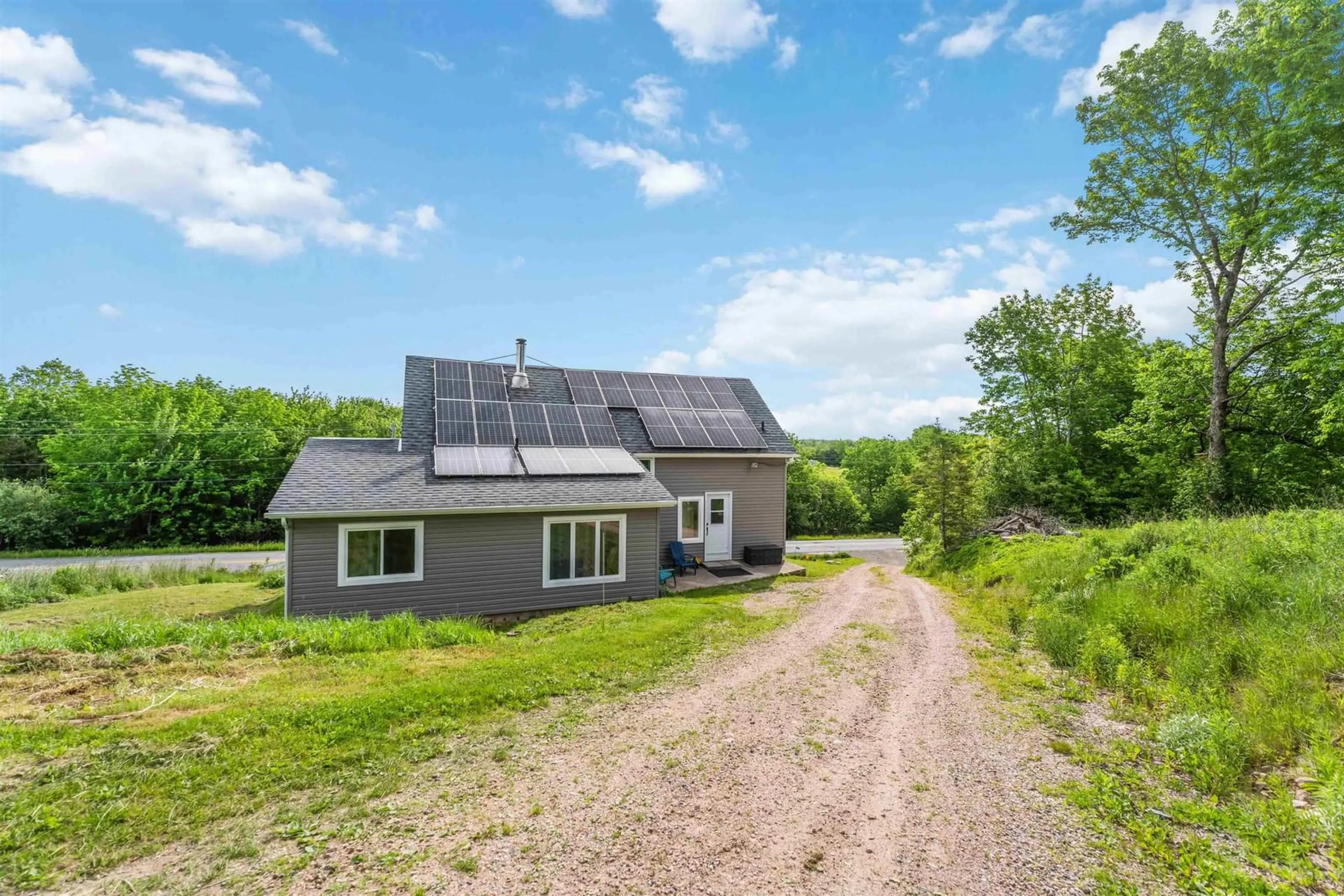 A pic from outside/outdoor area/front of a property/back of a property/a pic from drone, building for 480 New Ross Rd, Leminster Nova Scotia B0N 2T0