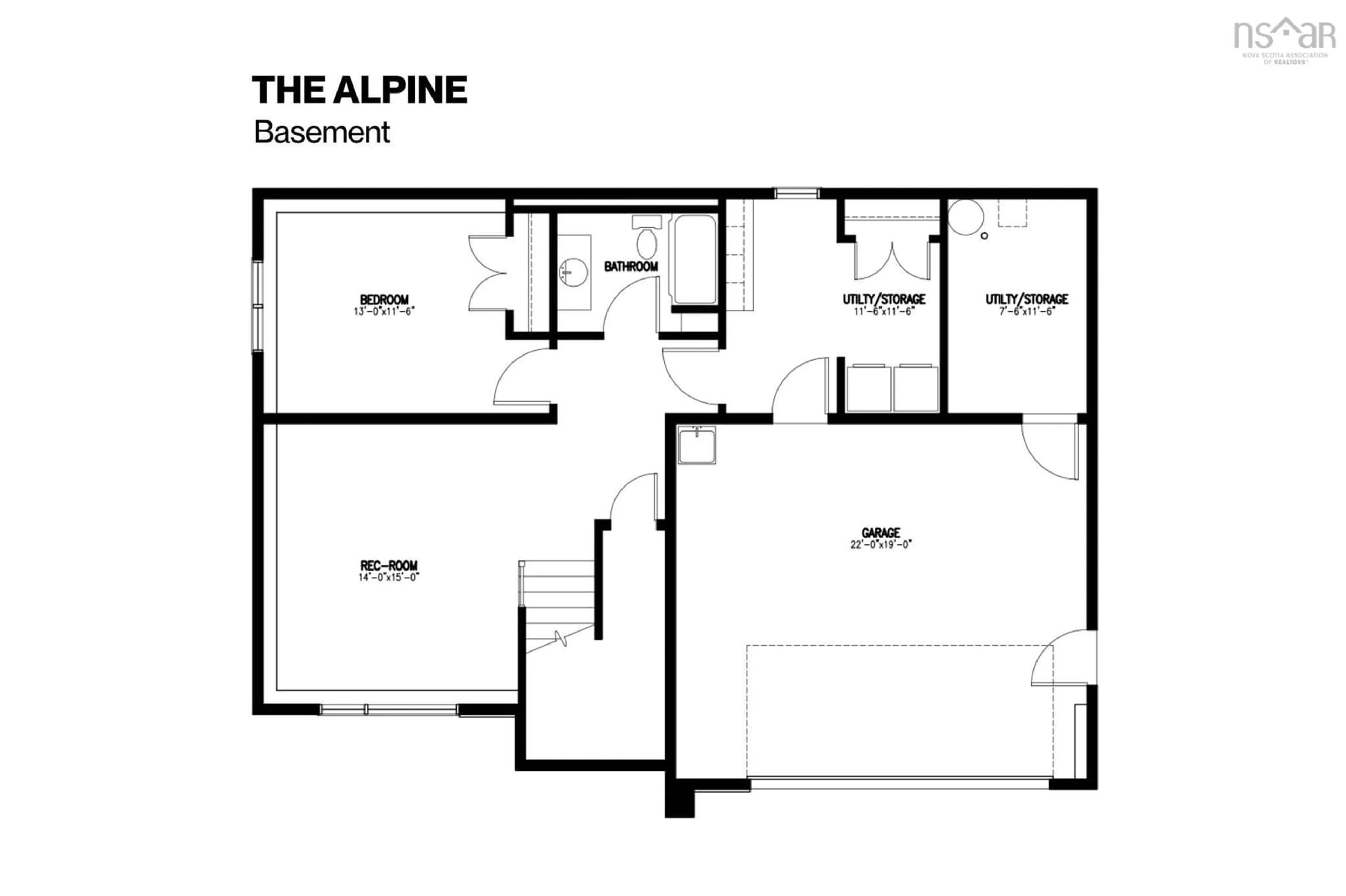 Floor plan for 380 Zaffre Dr #5017, Middle Sackville Nova Scotia B4E 0X3