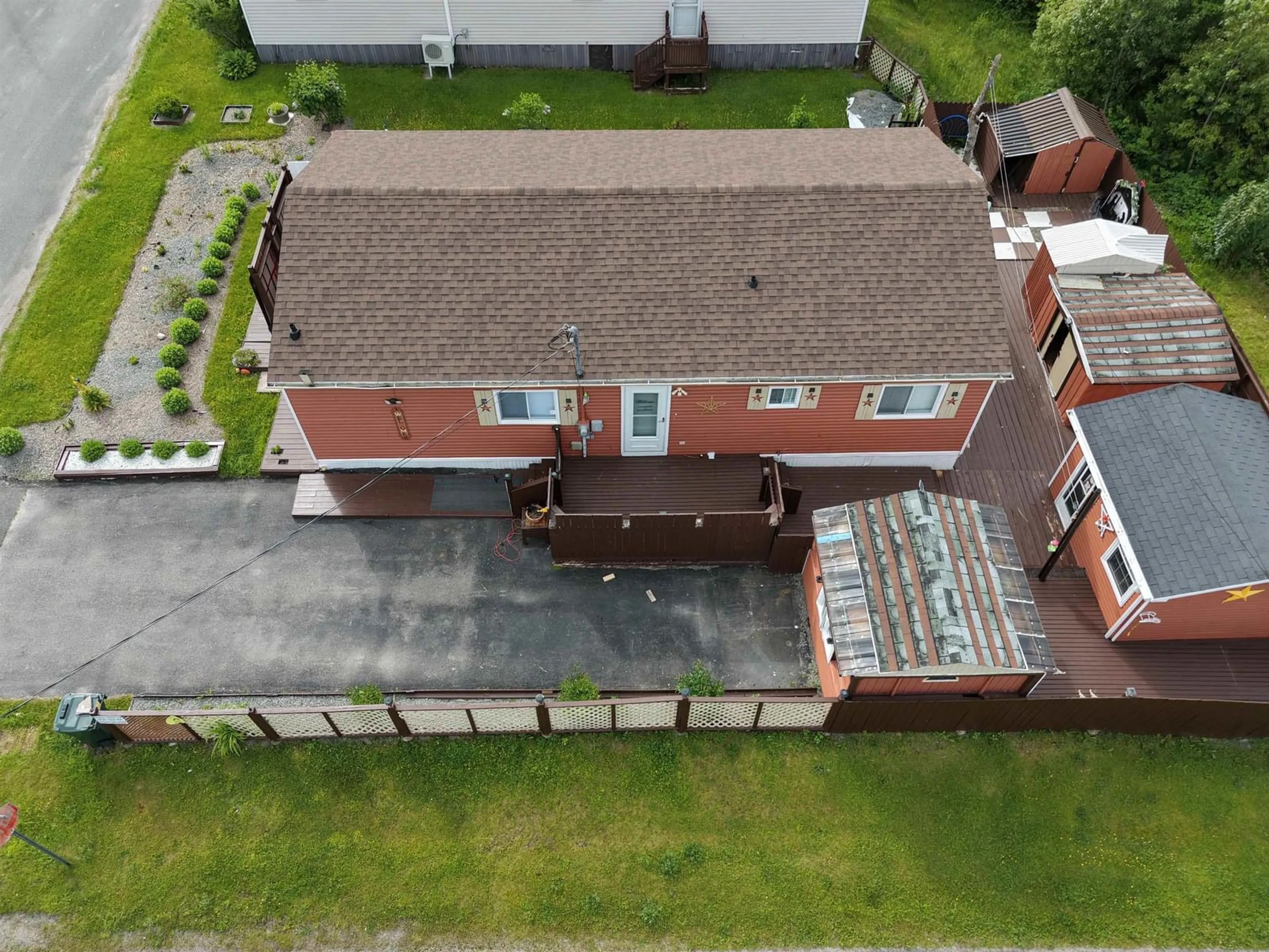 A pic from outside/outdoor area/front of a property/back of a property/a pic from drone, building for 41 Third Street #B1L 1C9, Howie Centre Nova Scotia B1L 1C9