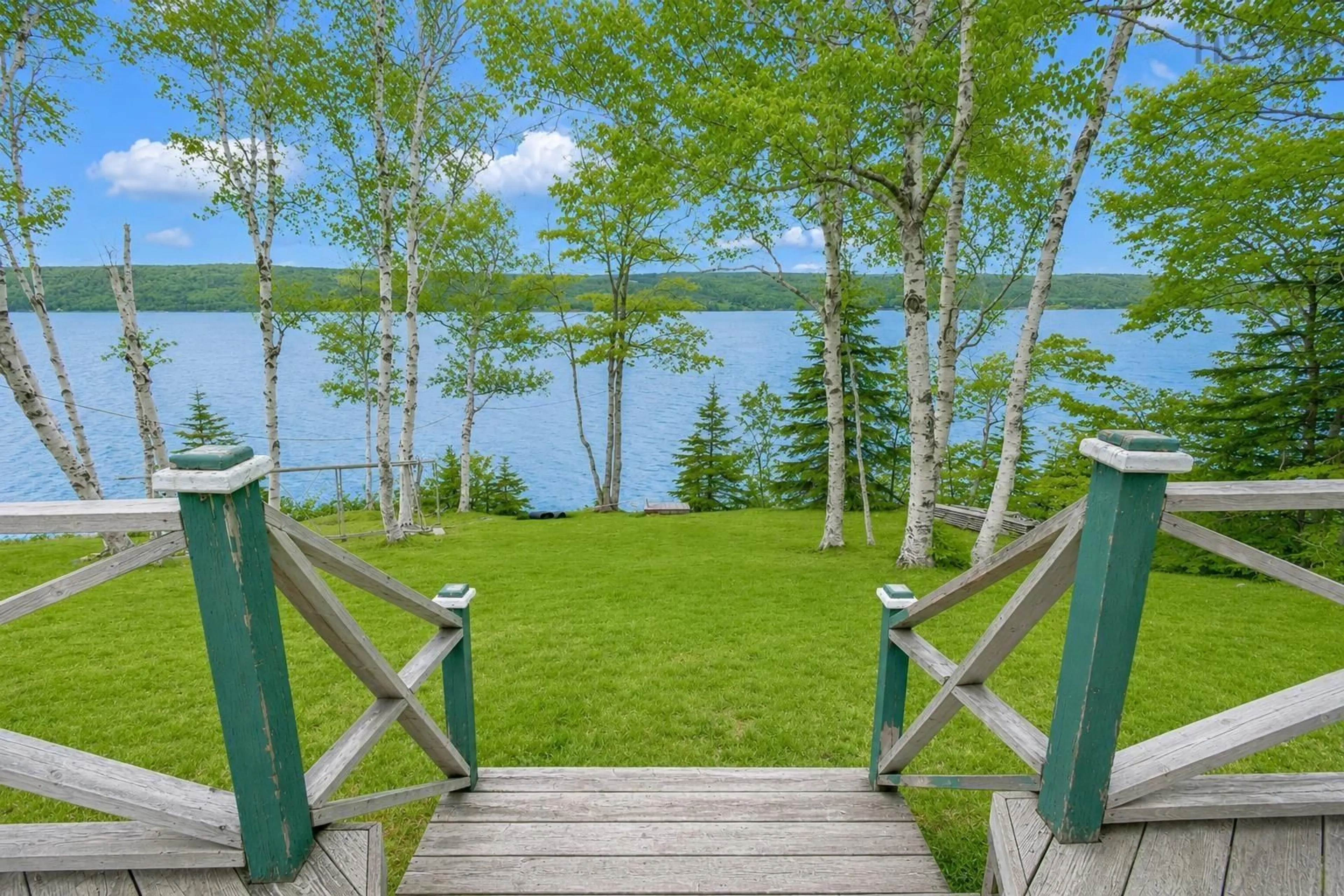 Patio, water/lake/river/ocean view for 5636 East Bay Hwy, Ben Eoin Nova Scotia B0E 3B0