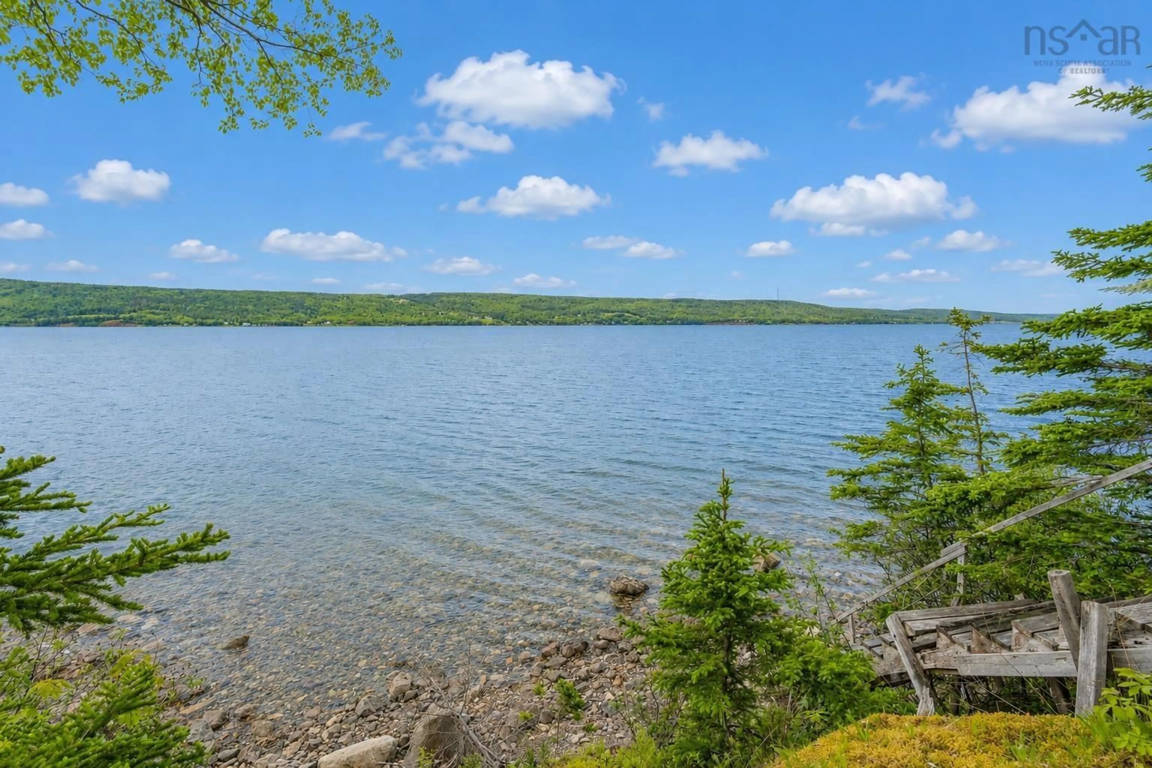 Patio, water/lake/river/ocean view for 5636 East Bay Hwy, Ben Eoin Nova Scotia B0E 3B0