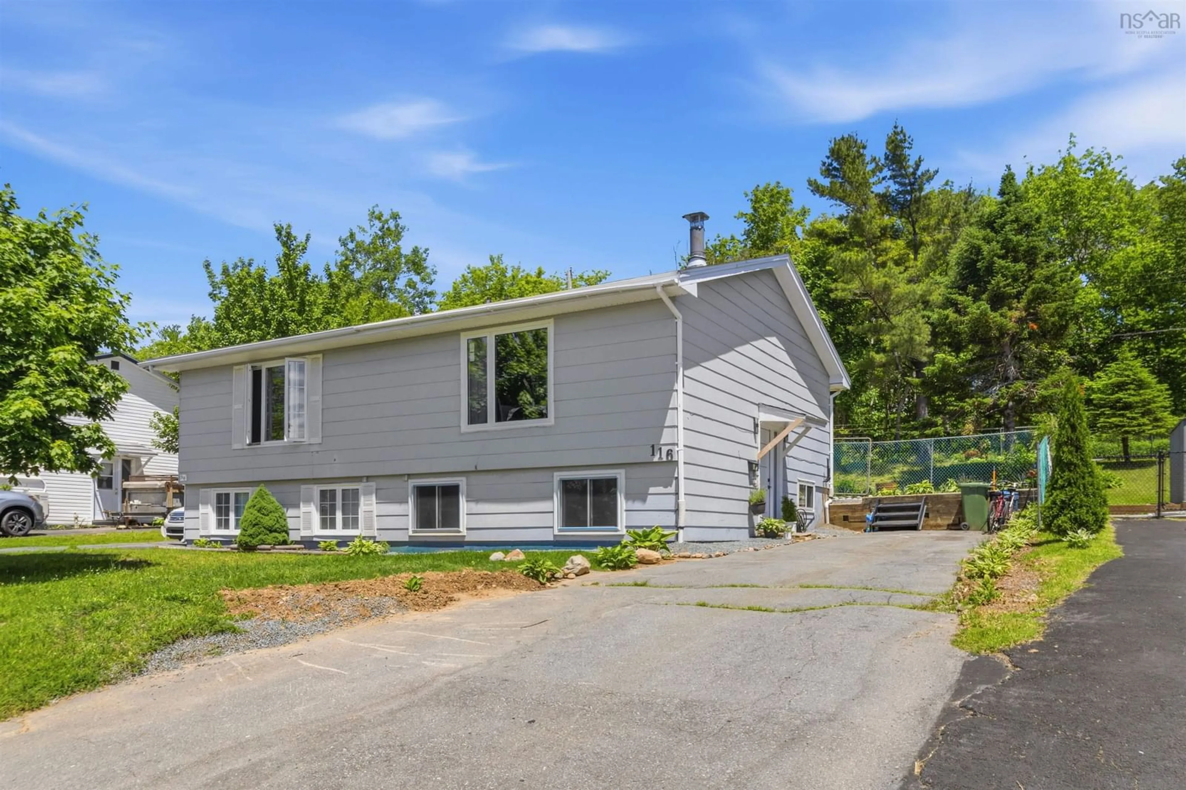 Home with vinyl exterior material, street for 116 Phoenix Crescent, Lower Sackville Nova Scotia B4C 2B4