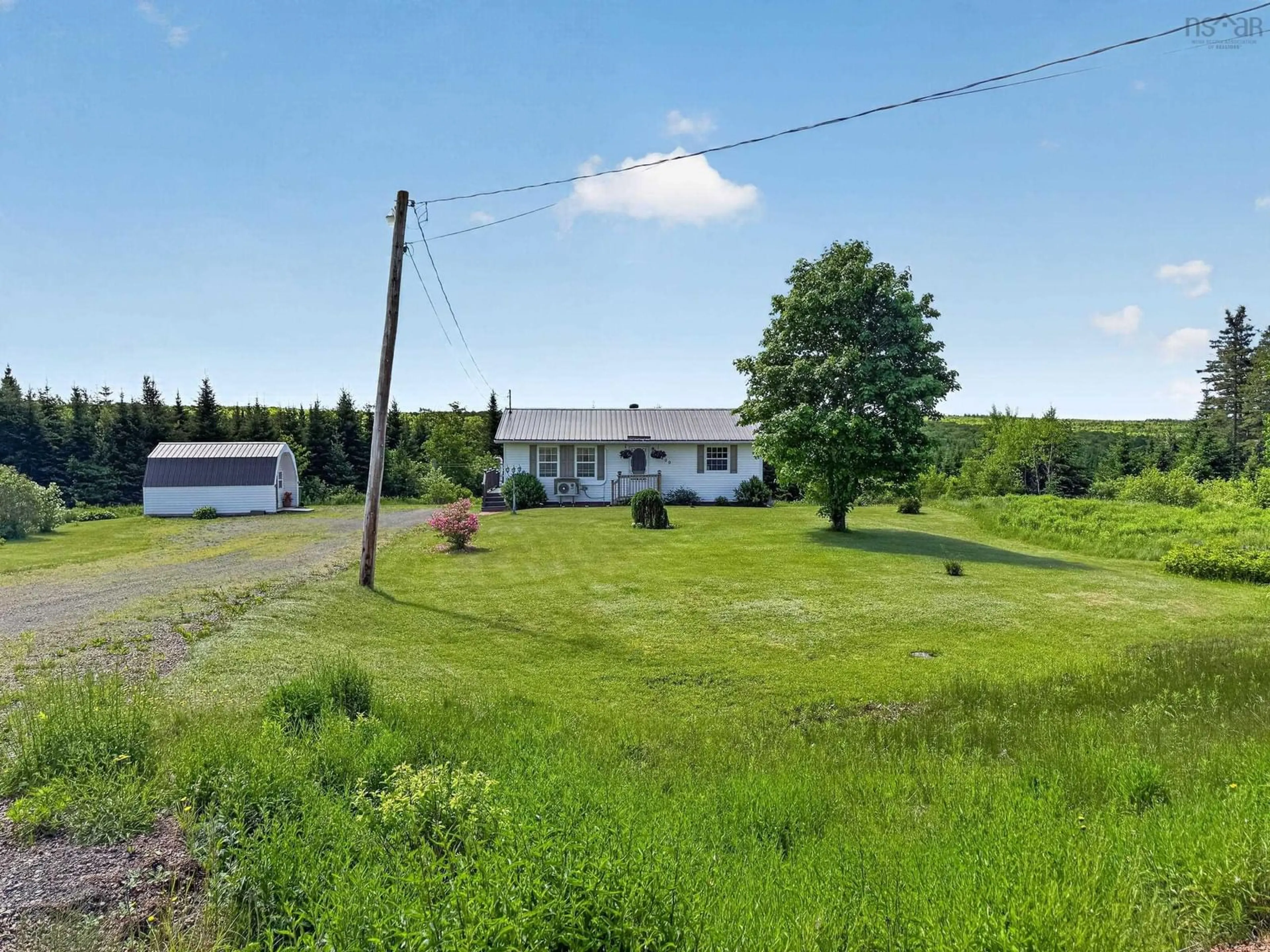 A pic from outside/outdoor area/front of a property/back of a property/a pic from drone, unknown for 4400 Highway 311, Nuttby Nova Scotia B6L 6J2
