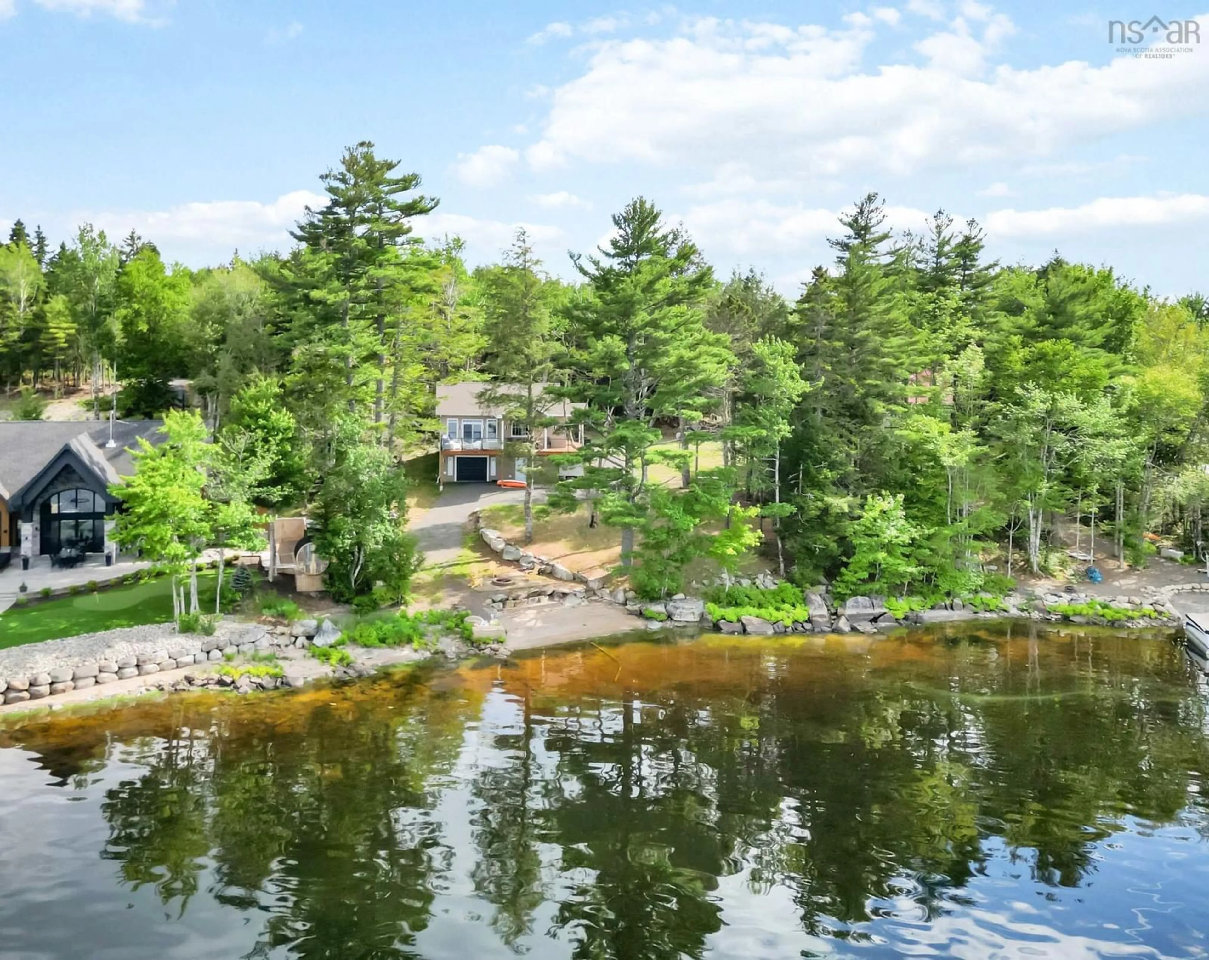 A pic from outside/outdoor area/front of a property/back of a property/a pic from drone, water/lake/river/ocean view for 262 Harry Freeman Rd, Labelle Nova Scotia B0T 1E0