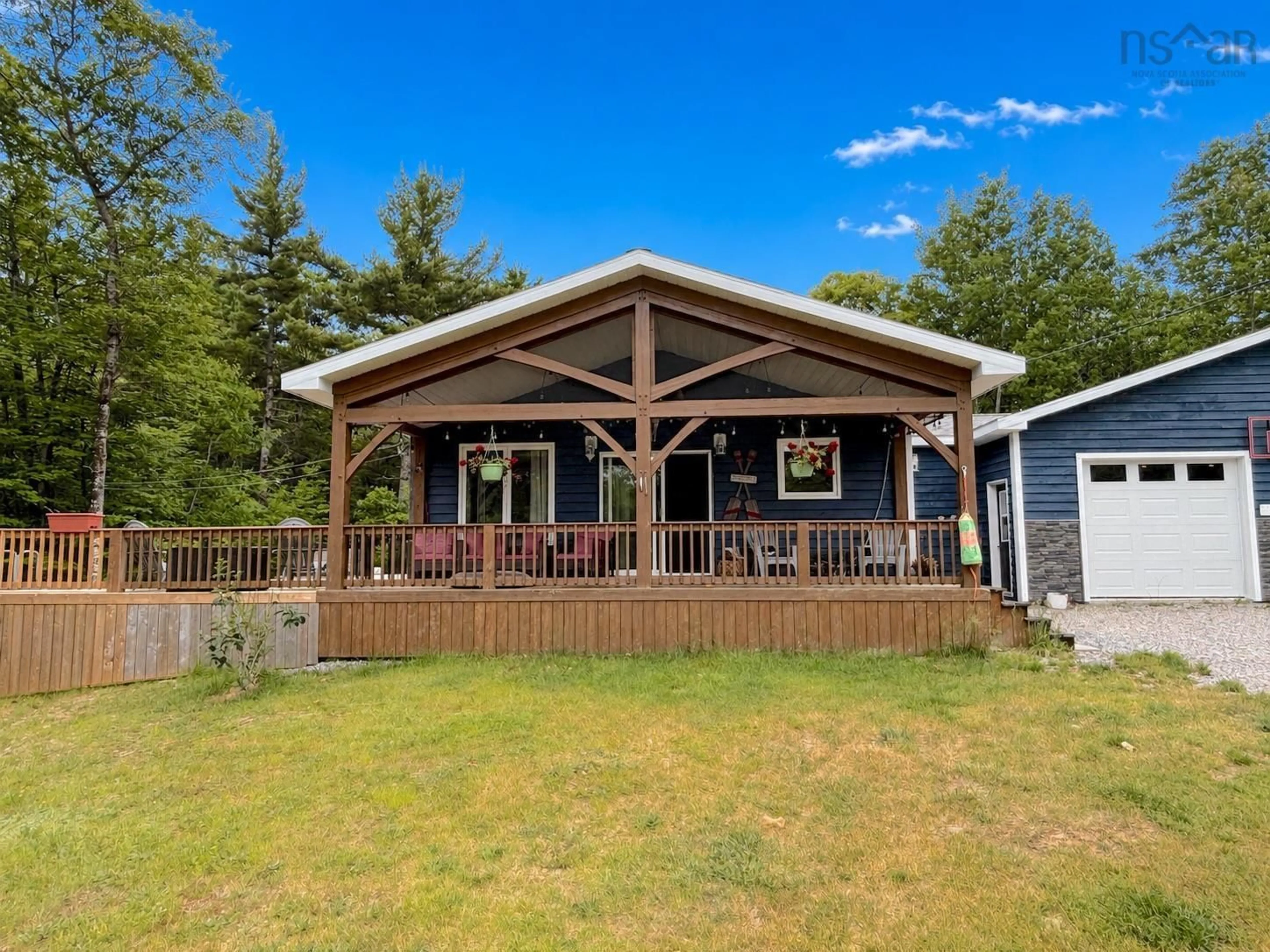 Patio, water/lake/river/ocean view for 8426 Upper Clyde Rd, Welshtown Nova Scotia B0T 1W0