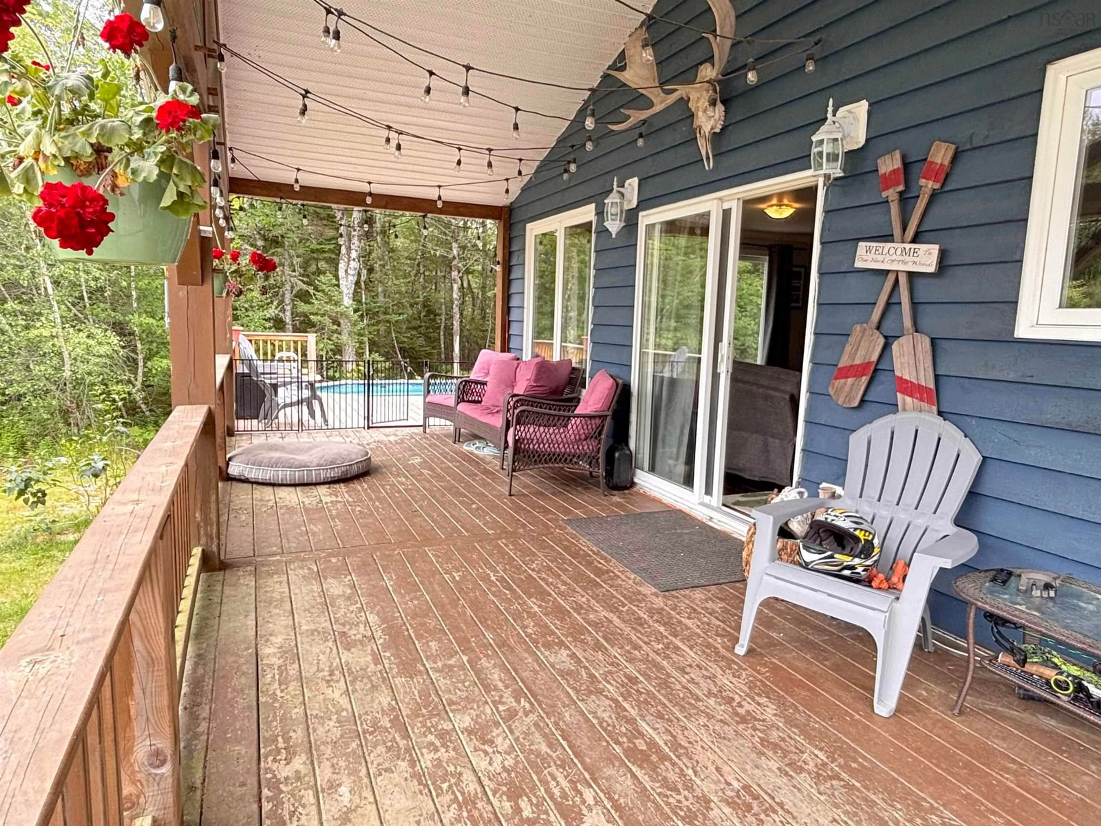 Patio, water/lake/river/ocean view for 8426 Upper Clyde Rd, Welshtown Nova Scotia B0T 1W0