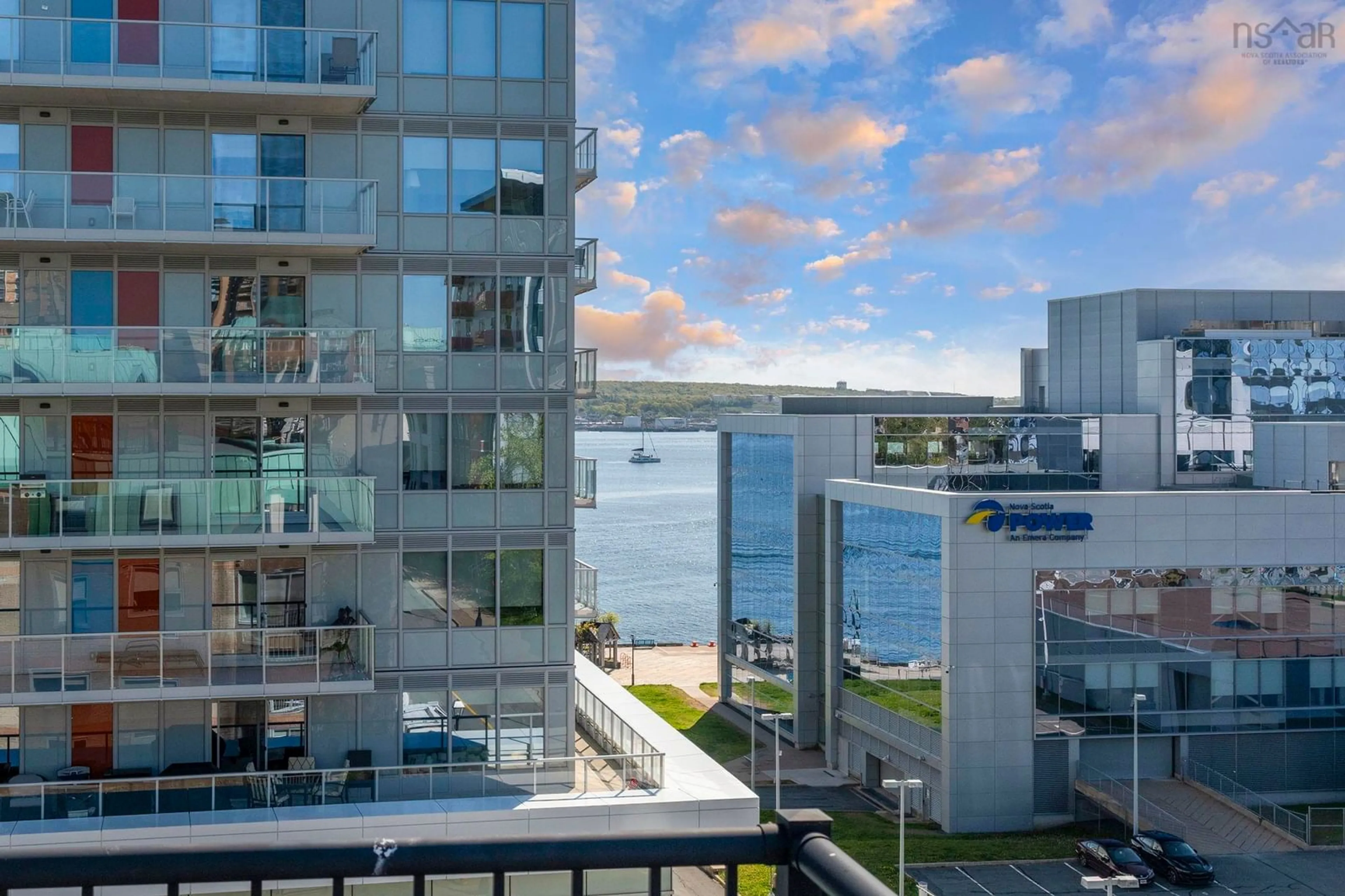 Patio, water/lake/river/ocean view for 1326 Lower Water St #106, Halifax Nova Scotia B3J 3R3
