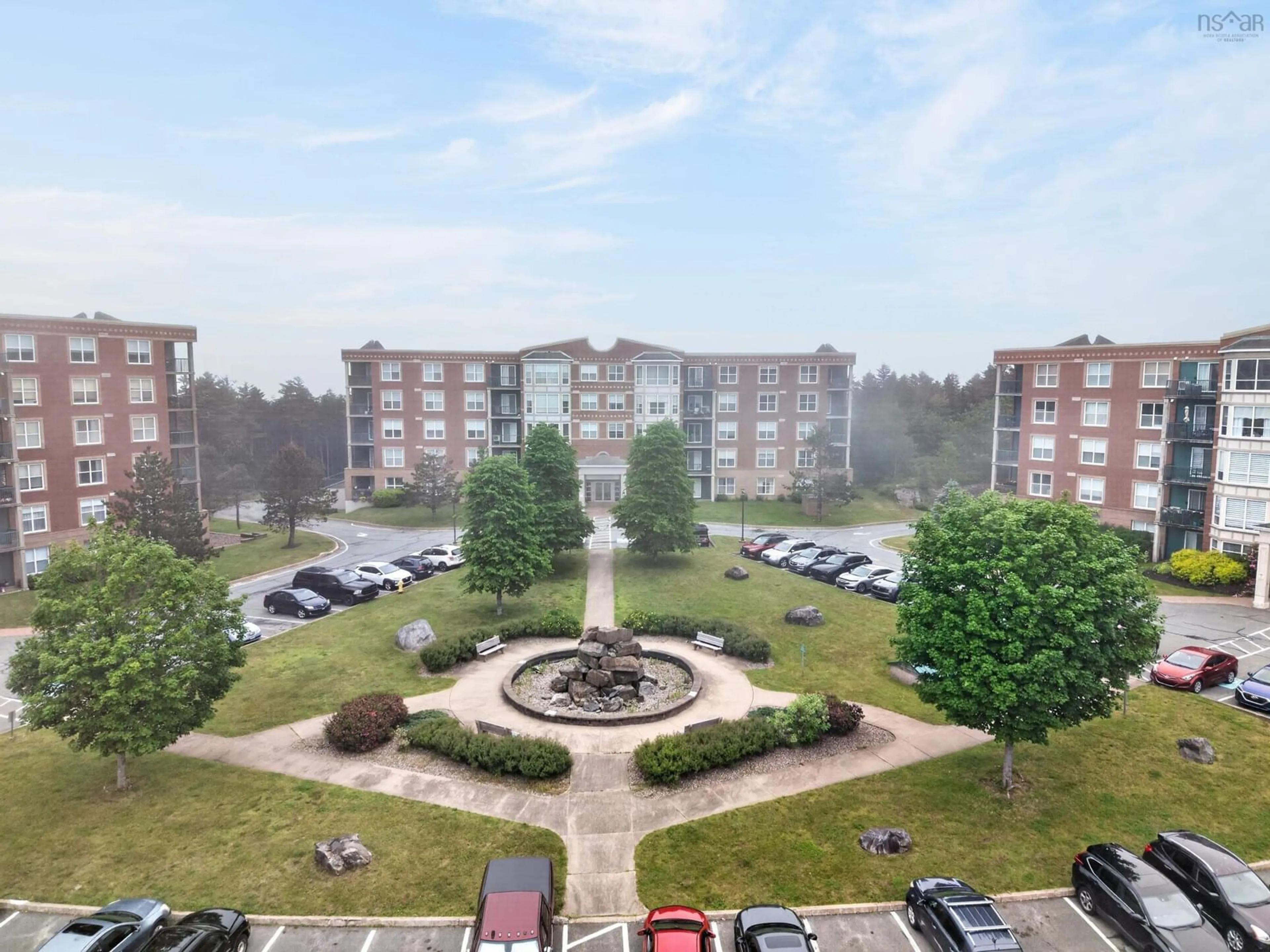 A pic from outside/outdoor area/front of a property/back of a property/a pic from drone, mountain view for 114 Regency Park Dr #304, Halifax Nova Scotia B3S 1R9