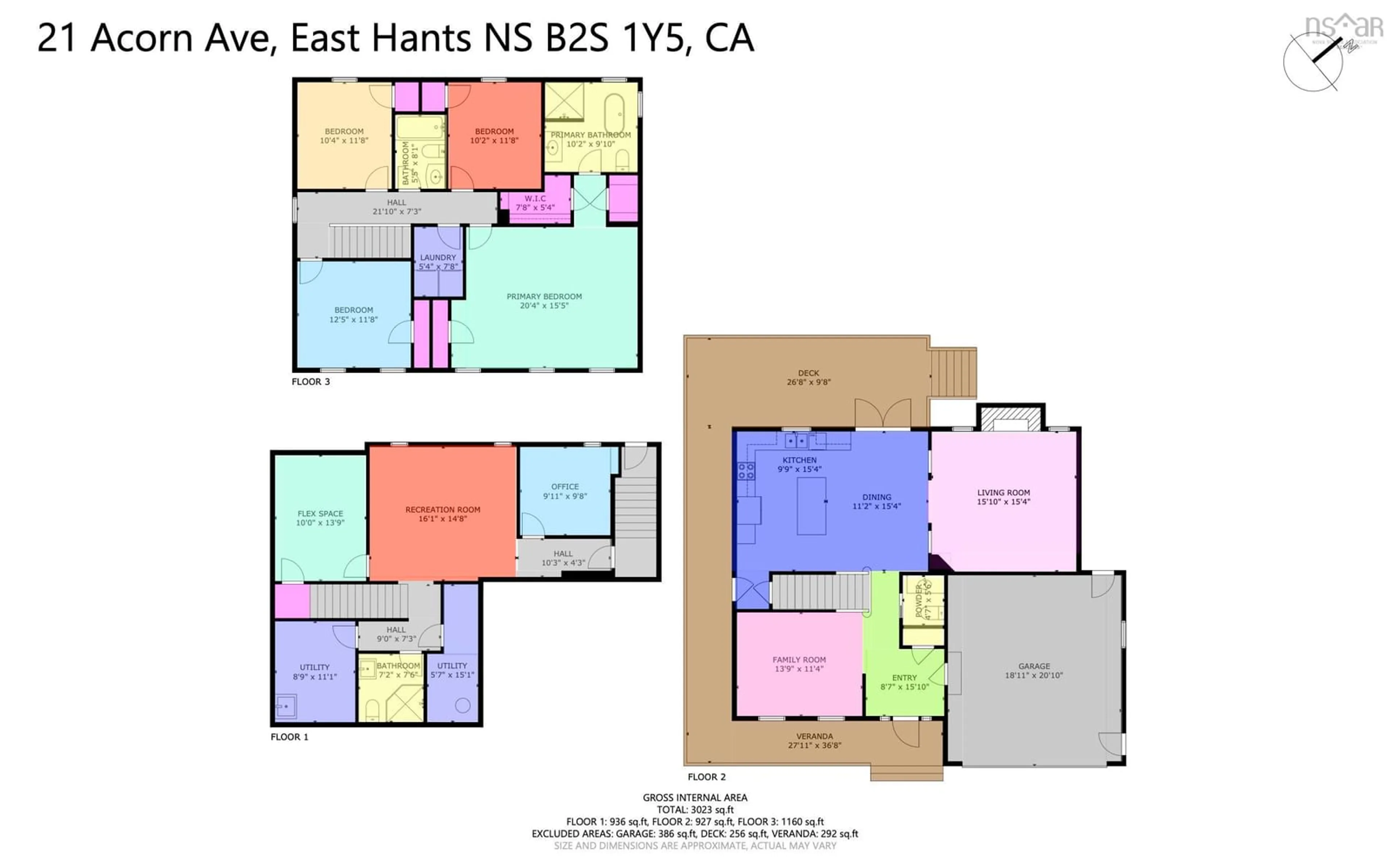 Floor plan for 21 Acorn Ave, Lantz Nova Scotia B2S 1Y5