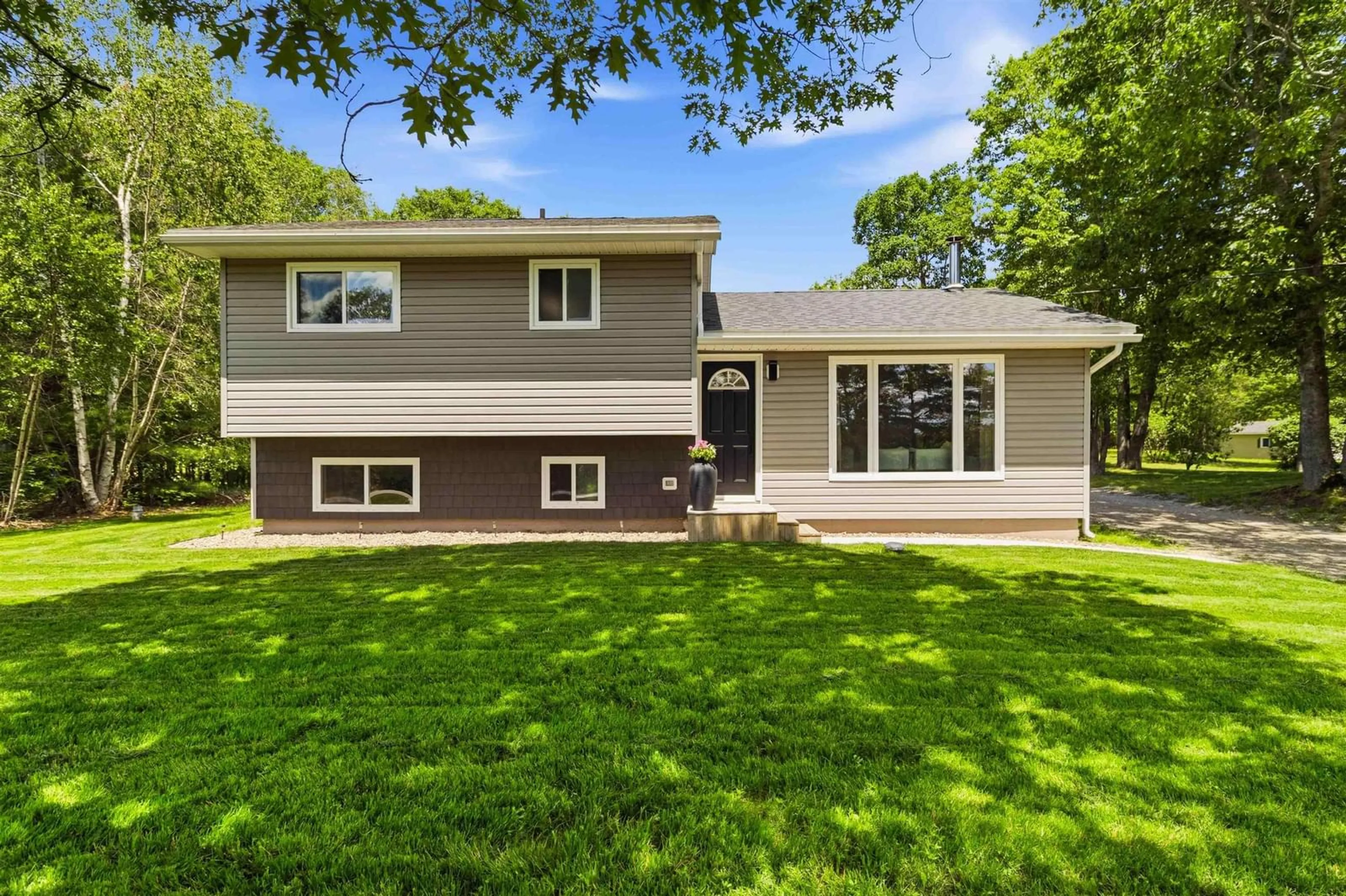 Home with vinyl exterior material, street for 3190 Hwy 325, Wileville Nova Scotia B4V 5G7