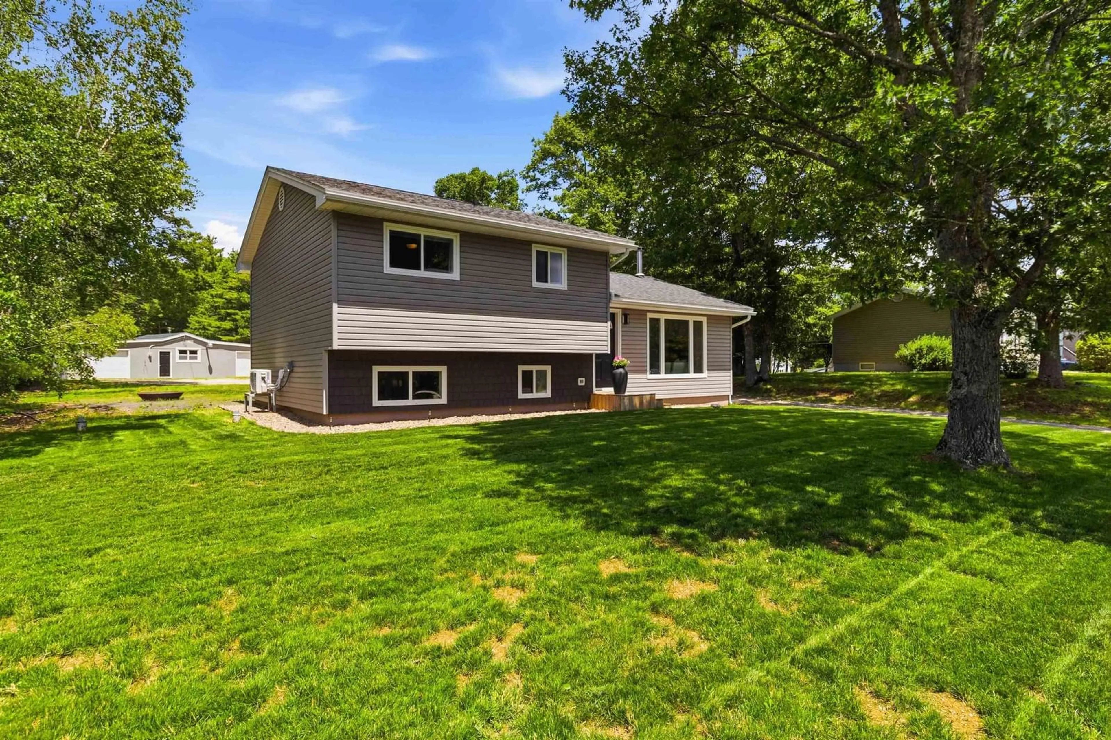 Home with vinyl exterior material, street for 3190 Hwy 325, Wileville Nova Scotia B4V 5G7