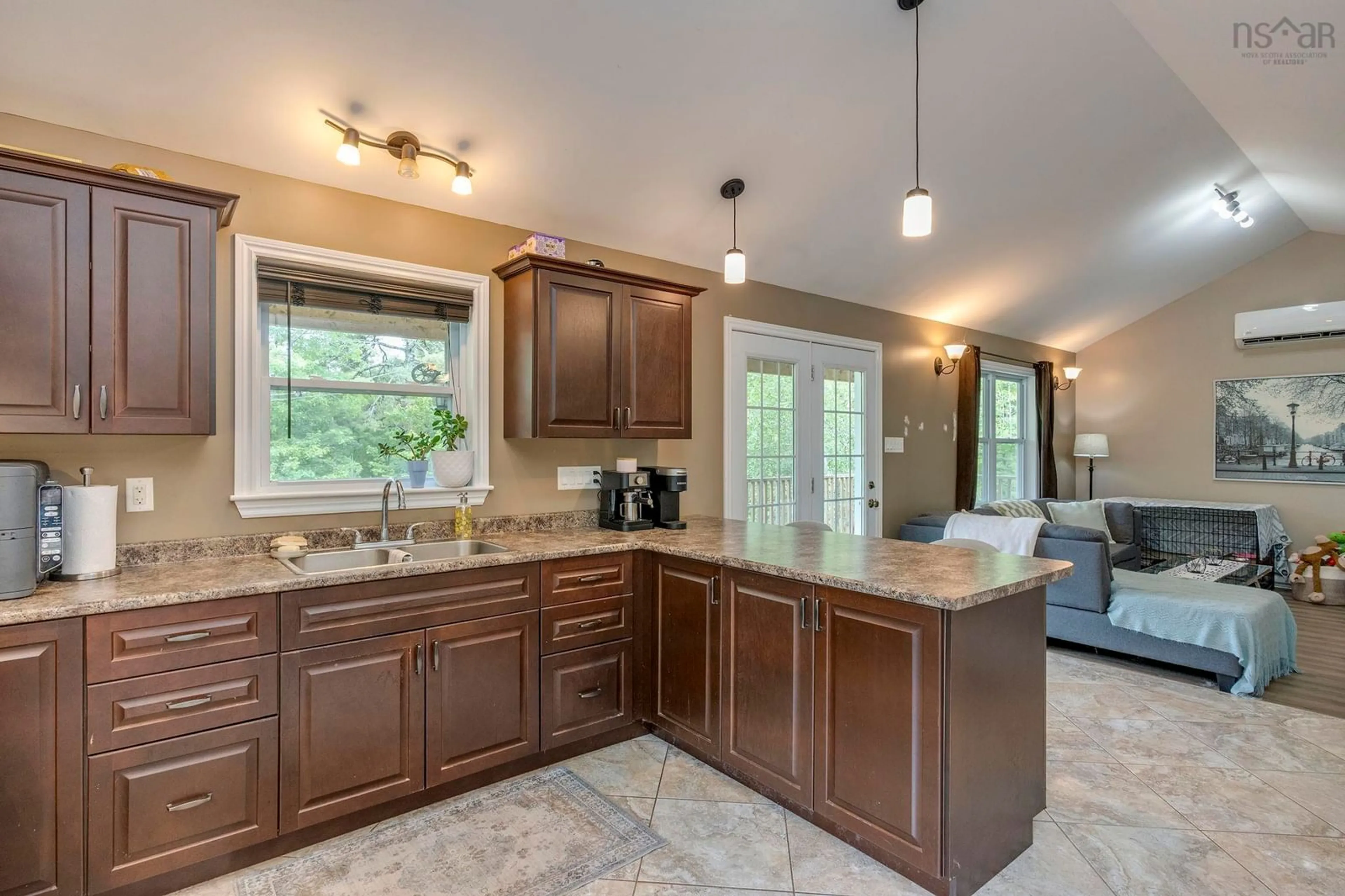 Open concept kitchen, ceramic/tile floor for 276 Falkenham Rd, East Dalhousie Nova Scotia B0R 1H0