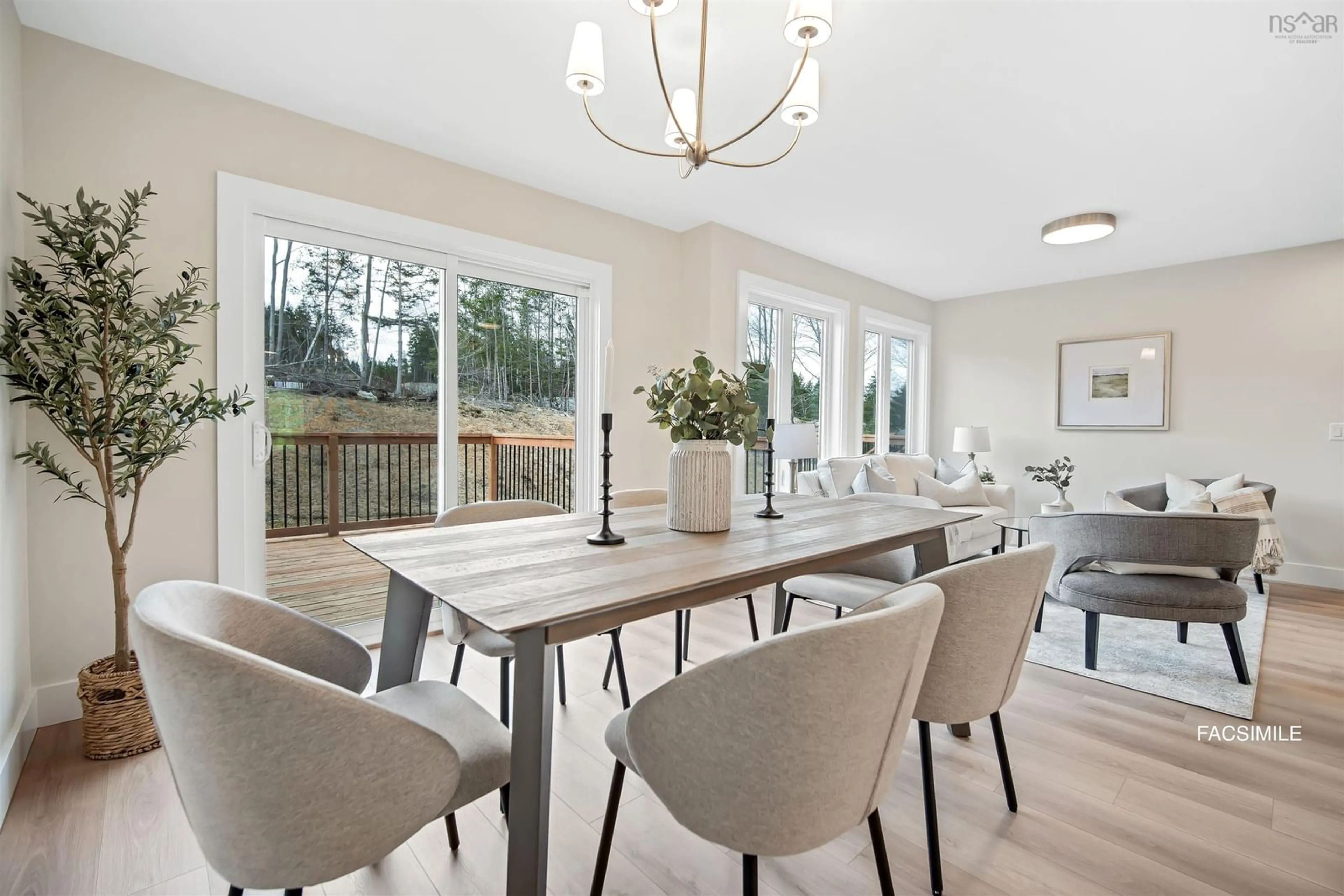 Dining room, wood/laminate floor for 189 Puncheon Way Way #PUN73C, West Bedford Nova Scotia B4B 2N6