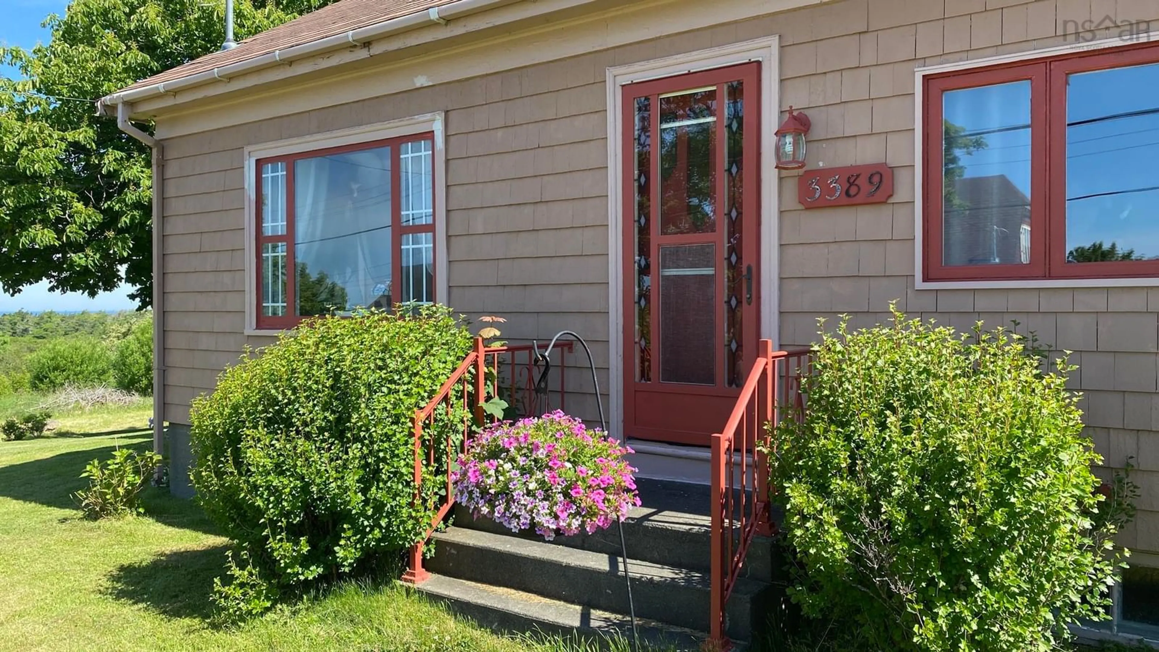 Patio, street for 3389 Main Shore Rd, Port Maitland Nova Scotia B5A 5V6