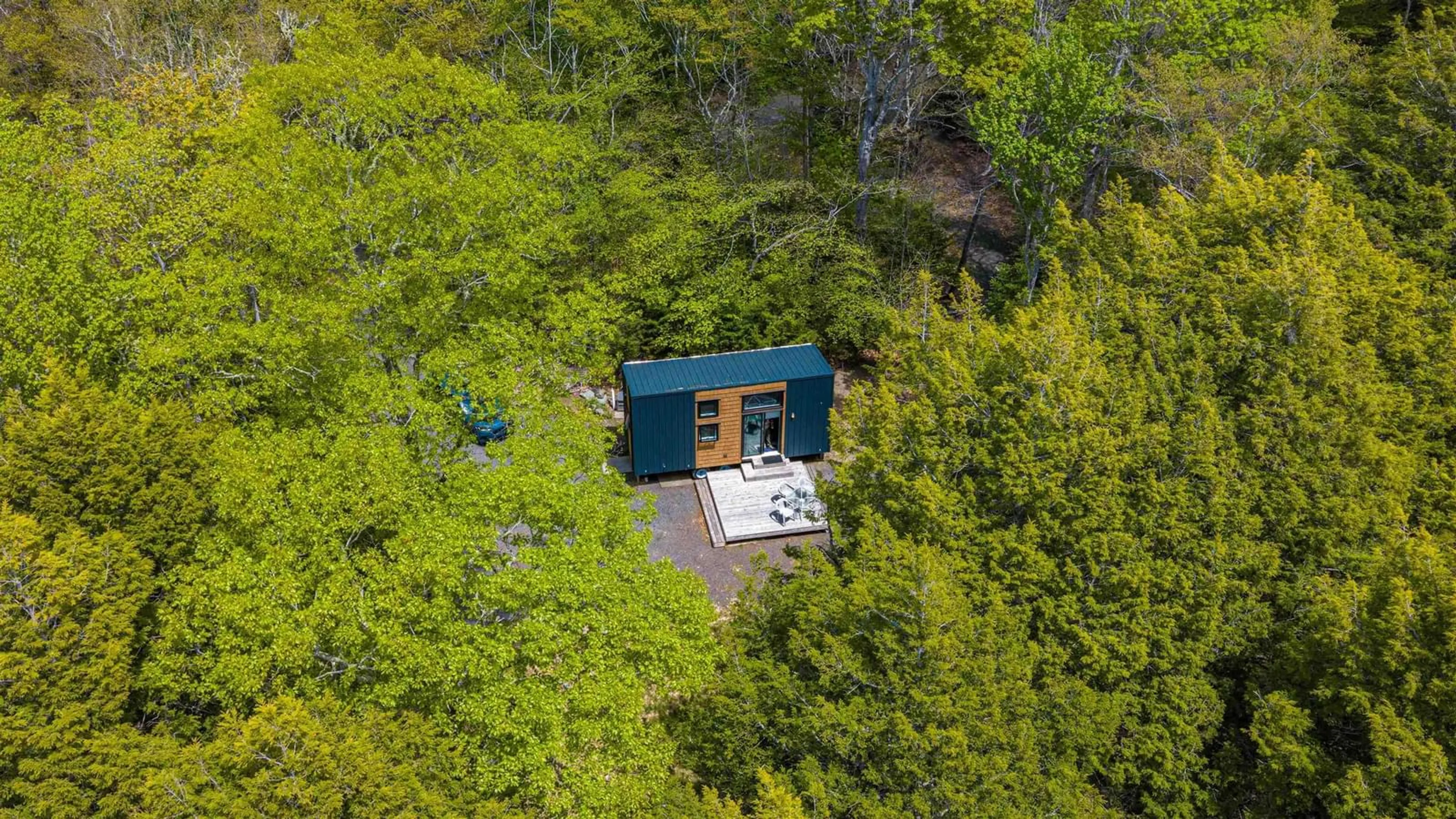 A pic from outside/outdoor area/front of a property/back of a property/a pic from drone, forest/trees view for 265 High Point Terr, Molega Nova Scotia B0T 1X0
