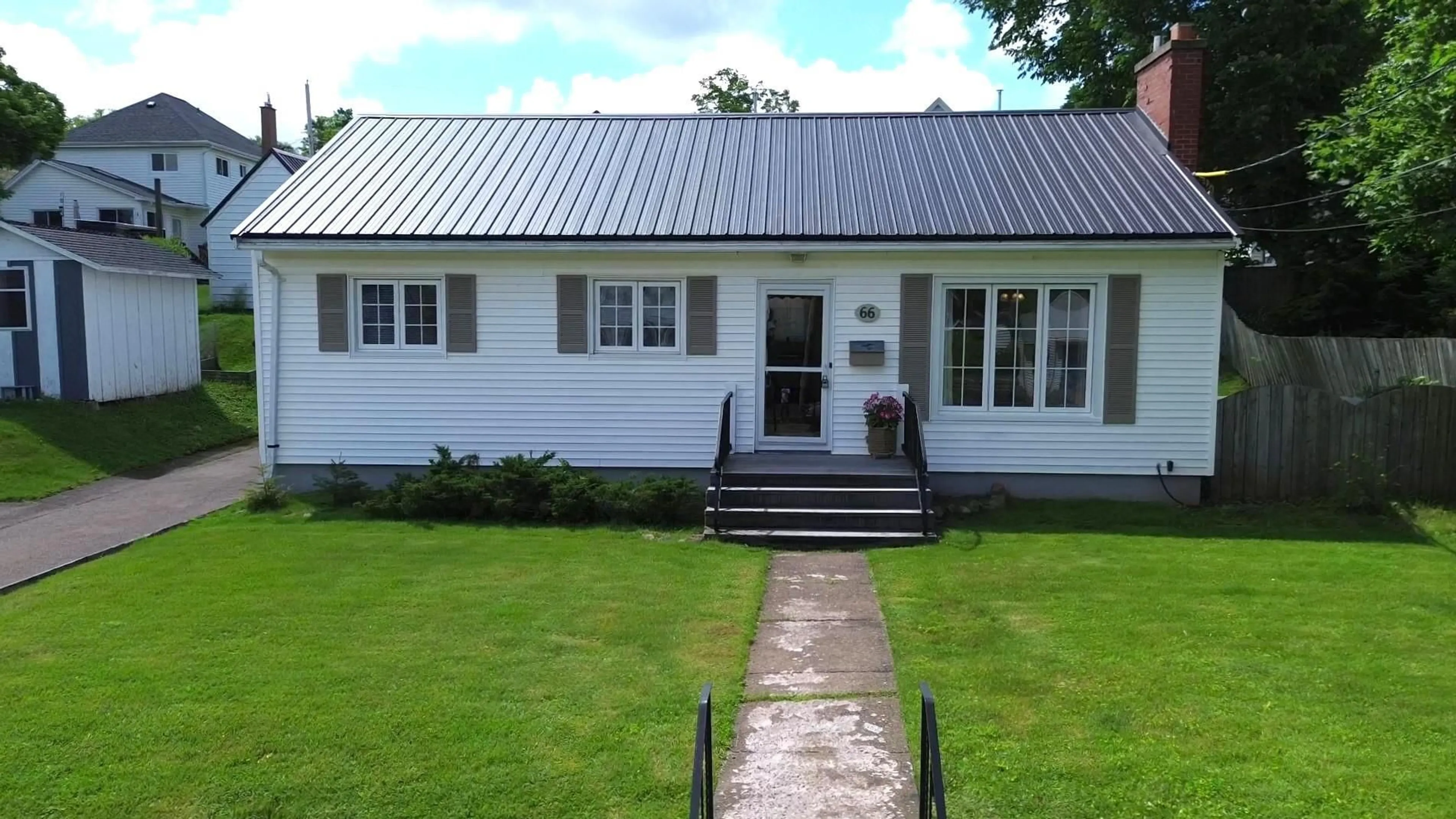 A pic from outside/outdoor area/front of a property/back of a property/a pic from drone, building for 66 Melrose Terr, Truro Nova Scotia B2N 1W4