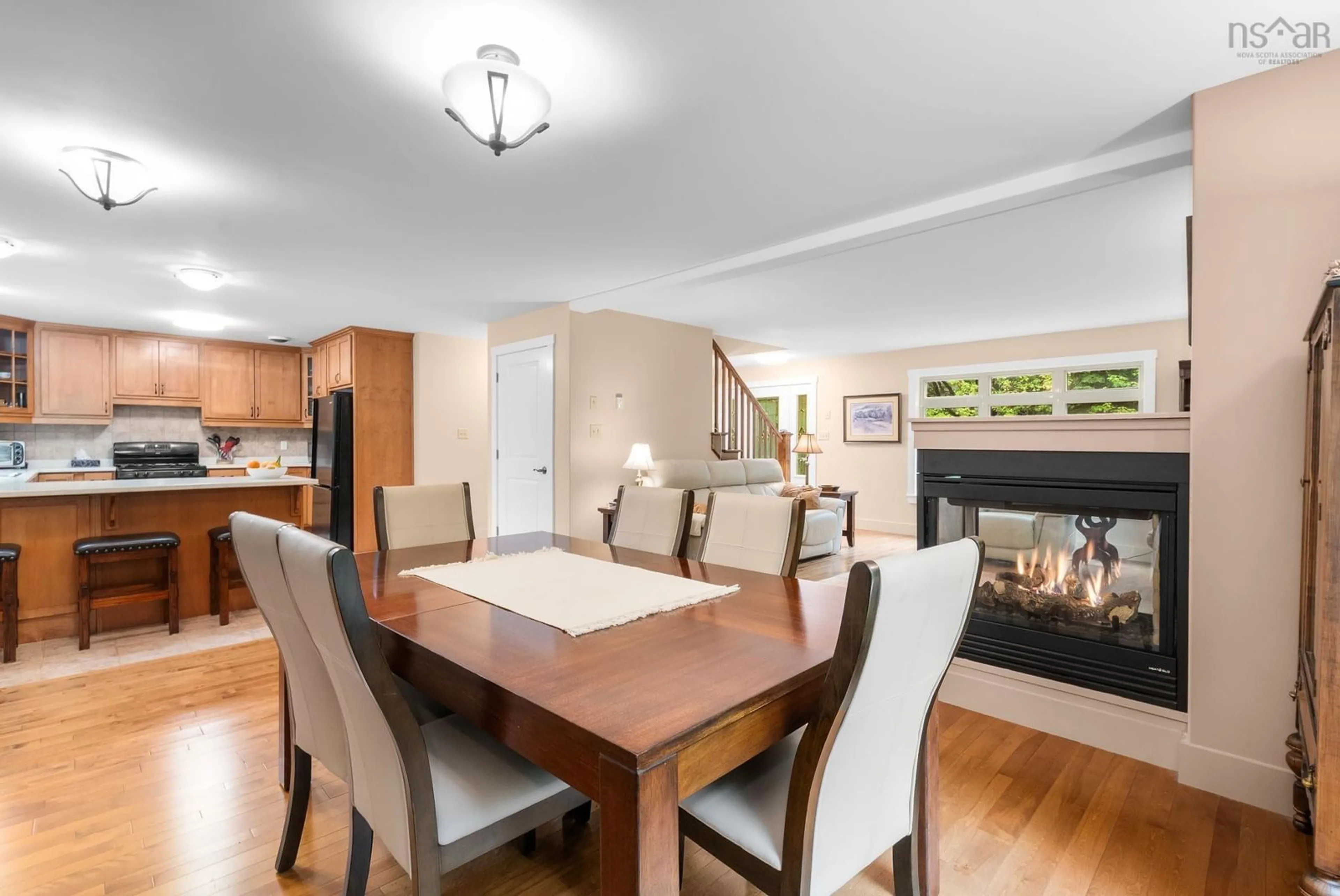 Dining room, wood/laminate floor for 5 Kenley Rd, Hubley Nova Scotia B3Z 1B6